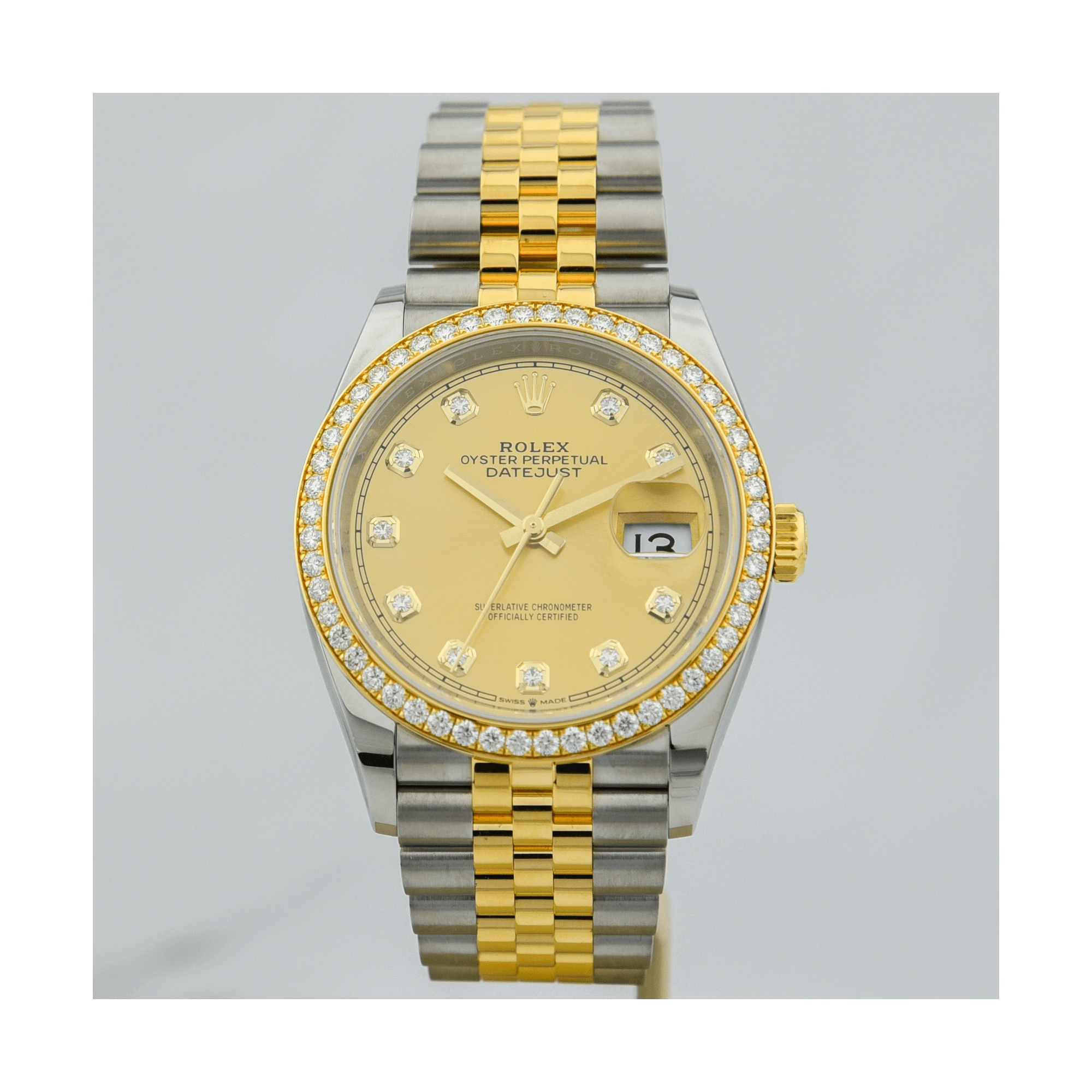 GASSAN pre-owned Rolex Datejust 126283RBR