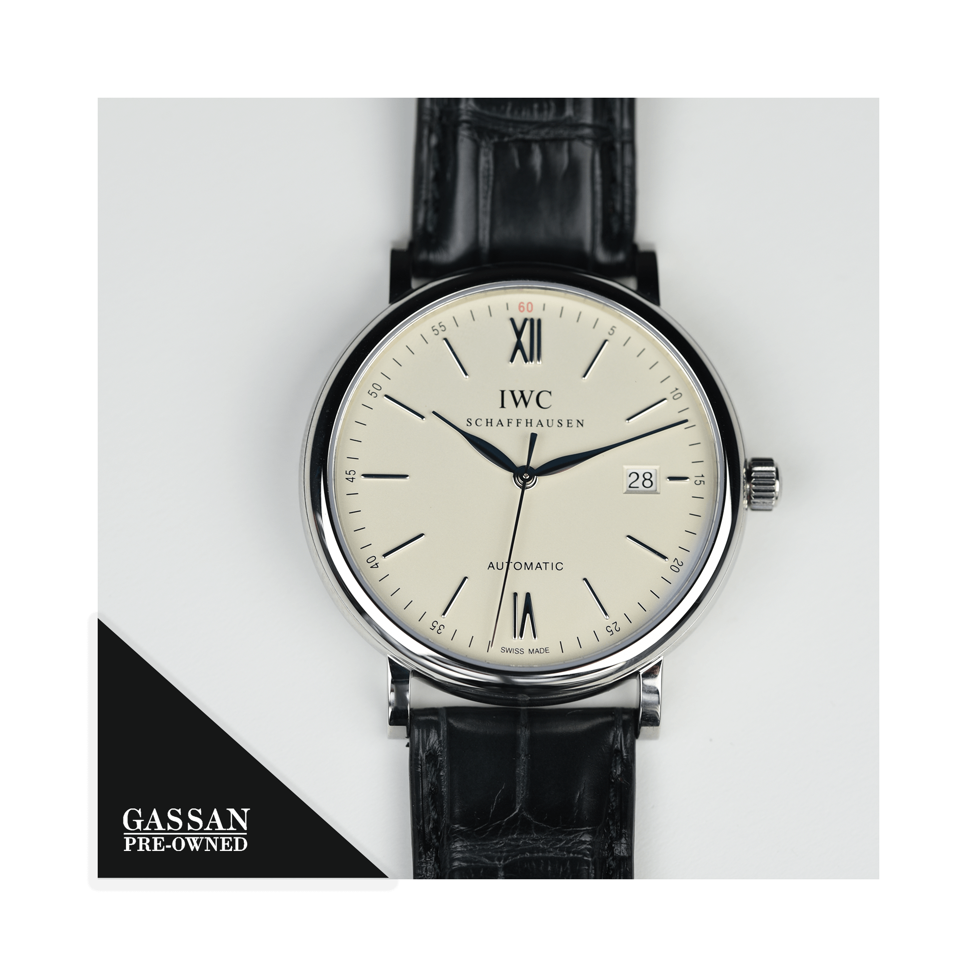 GASSAN pre-owned IWC Portofino IW3565-01
