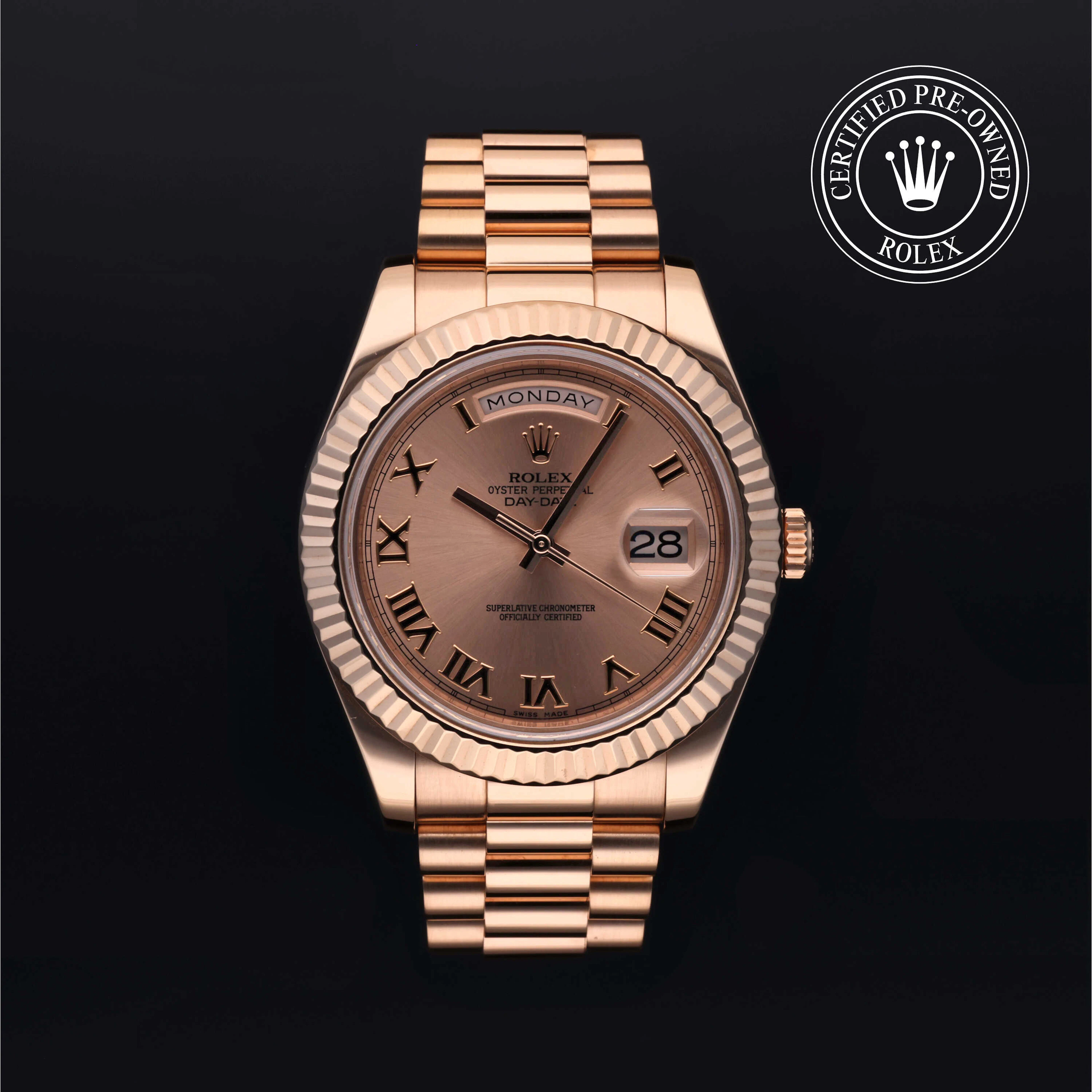Rolex Certified Pre-Owned Day-Date II Day-Date, 2015, Gold 18 Carat Red, 41 mm - image 1 of 5