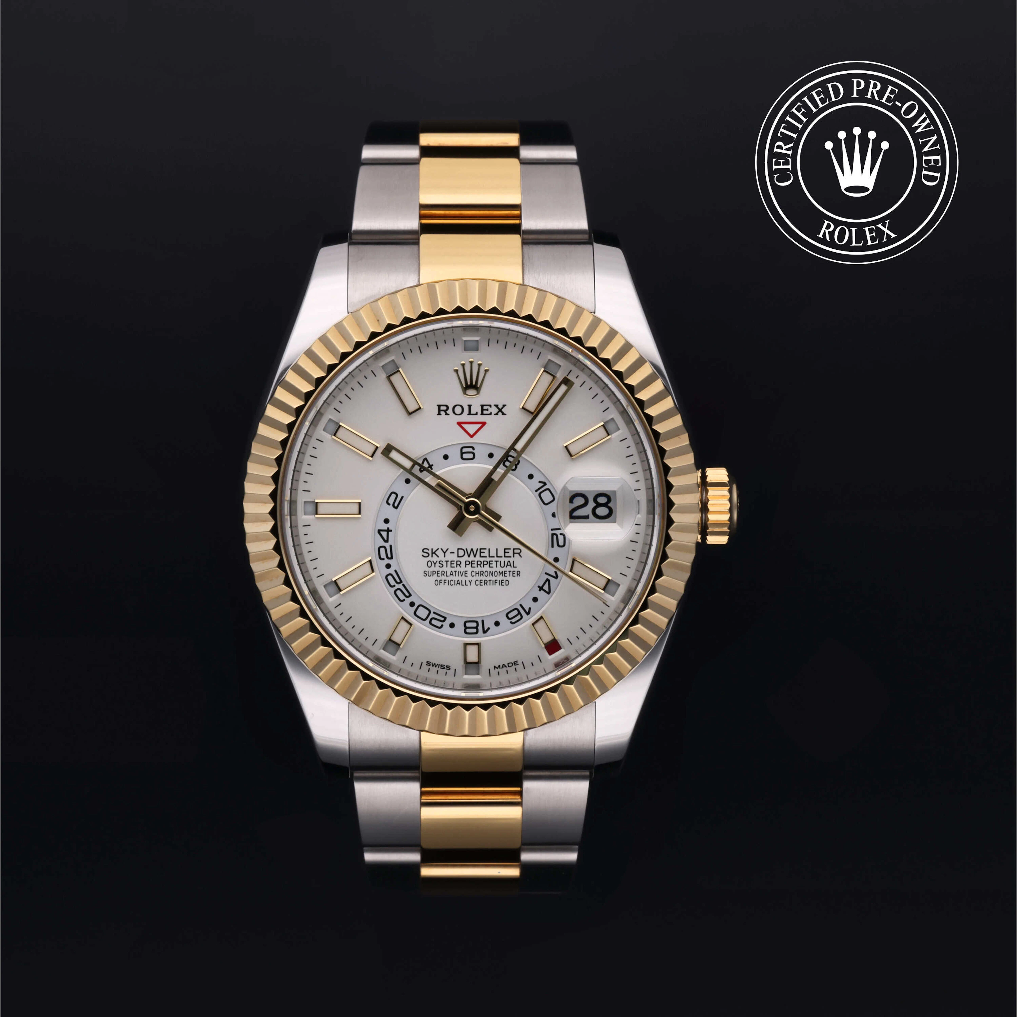 Rolex Certified Pre-Owned Sky-Dweller Sky-Dweller, 2021, Rolesor 18 Carat Yellow, 42 mm - image 1 of 5