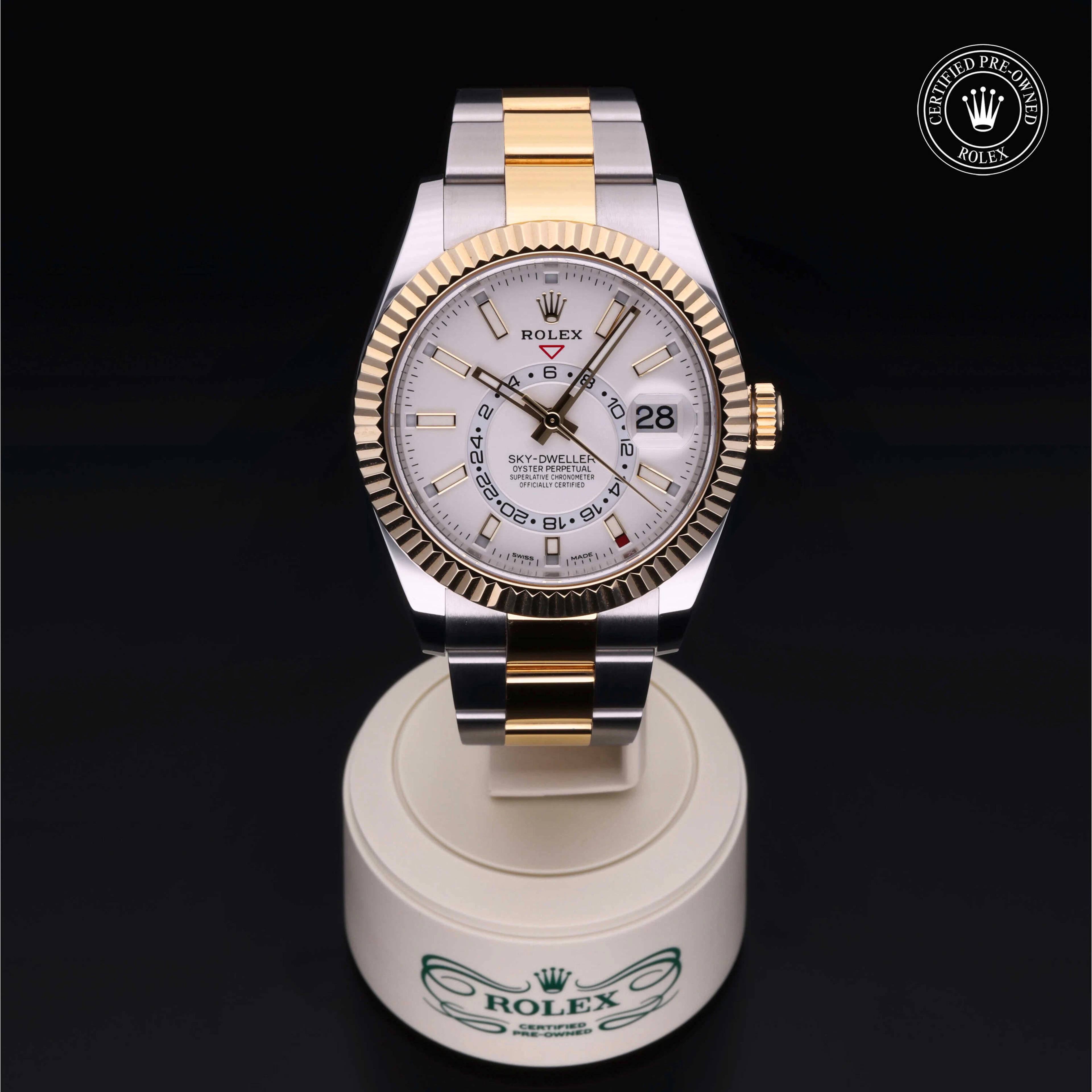 Rolex Certified Pre-Owned Sky-Dweller Sky-Dweller, 2021, Rolesor 18 Carat Yellow, 42 mm - image 2 of 5