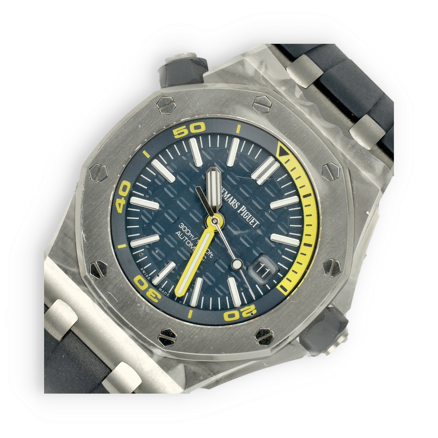 Pre-owned watches Royal Oak Diver 15710ST.OO.A027CA.01 