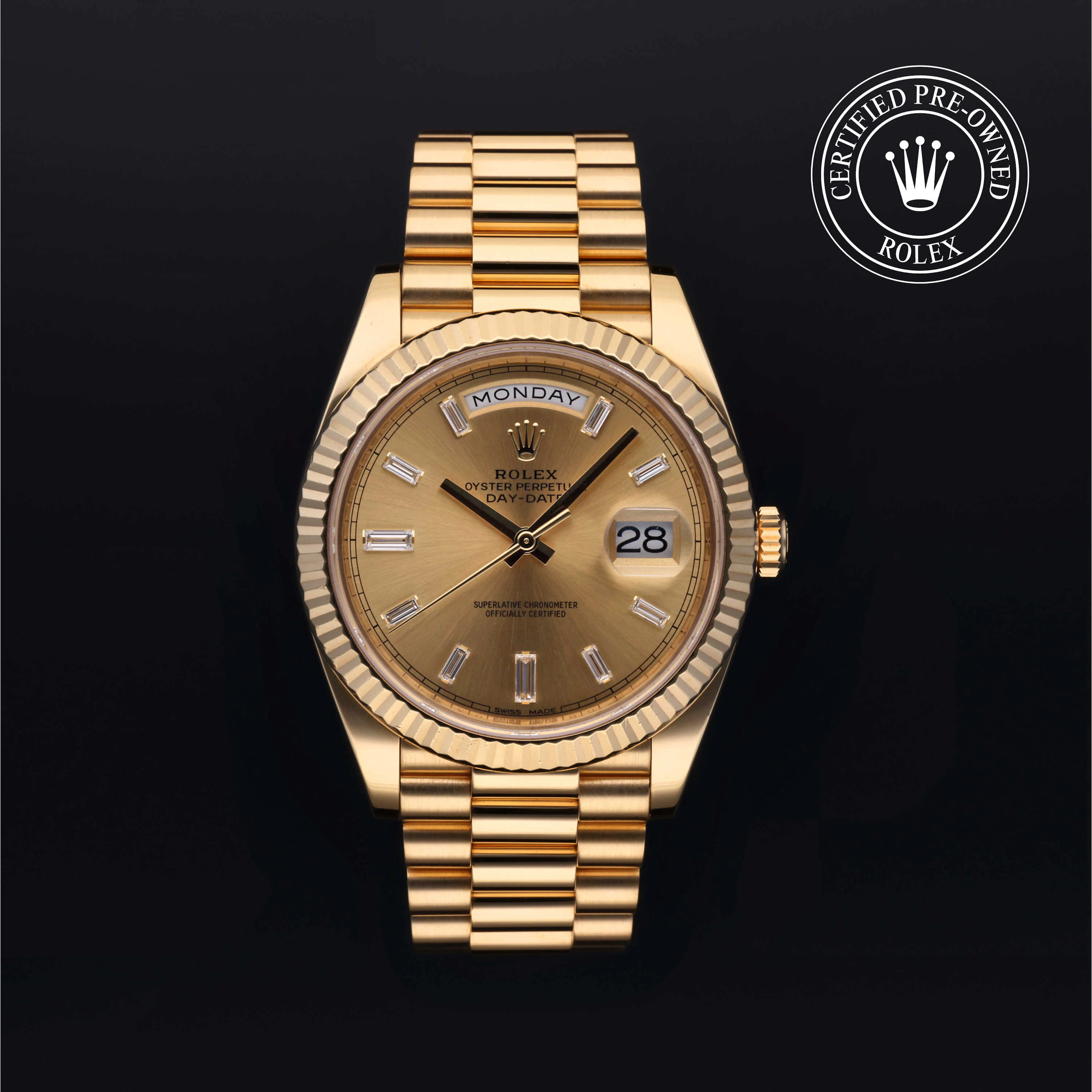 Rolex Certified Pre-Owned Day-Date Day-Date, 2017, Gold 18 Carat Yellow, 40 mm - image 1 of 5
