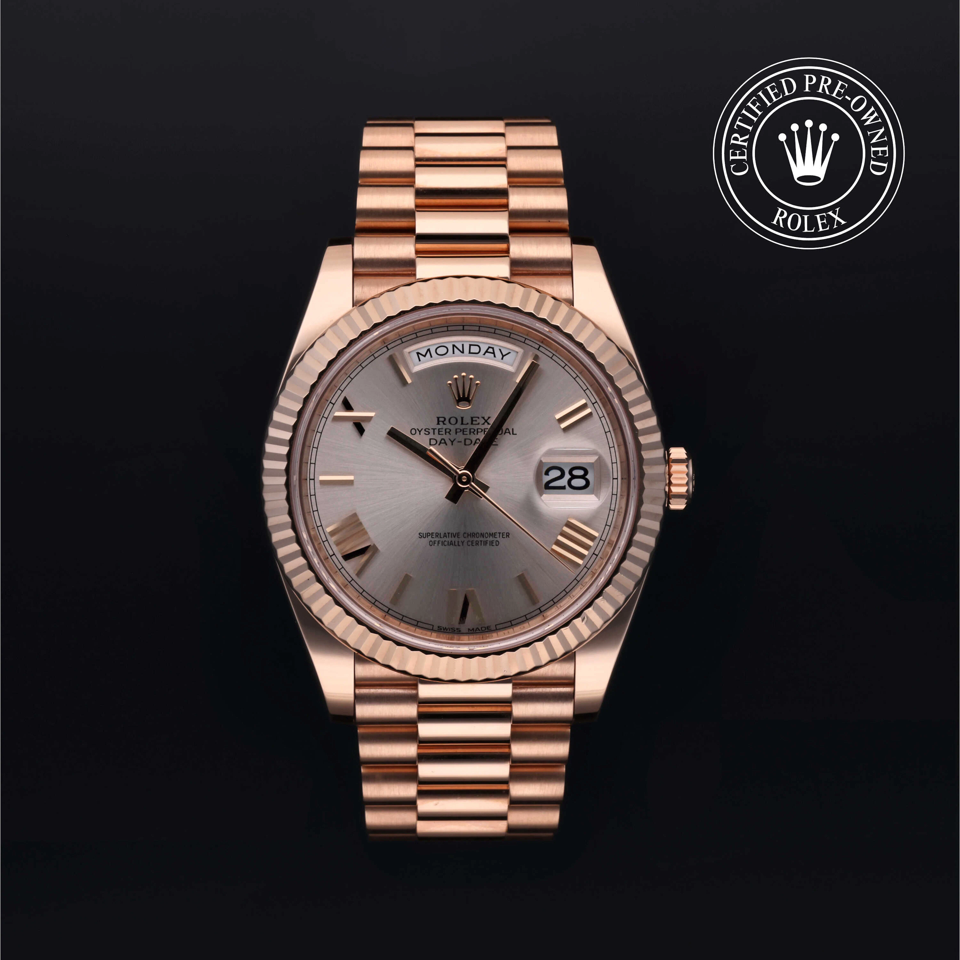 Rolex Certified Pre-Owned Day-Date Day-Date, 2015, Gold 18 Carat Red, 40 mm - image 1 of 5