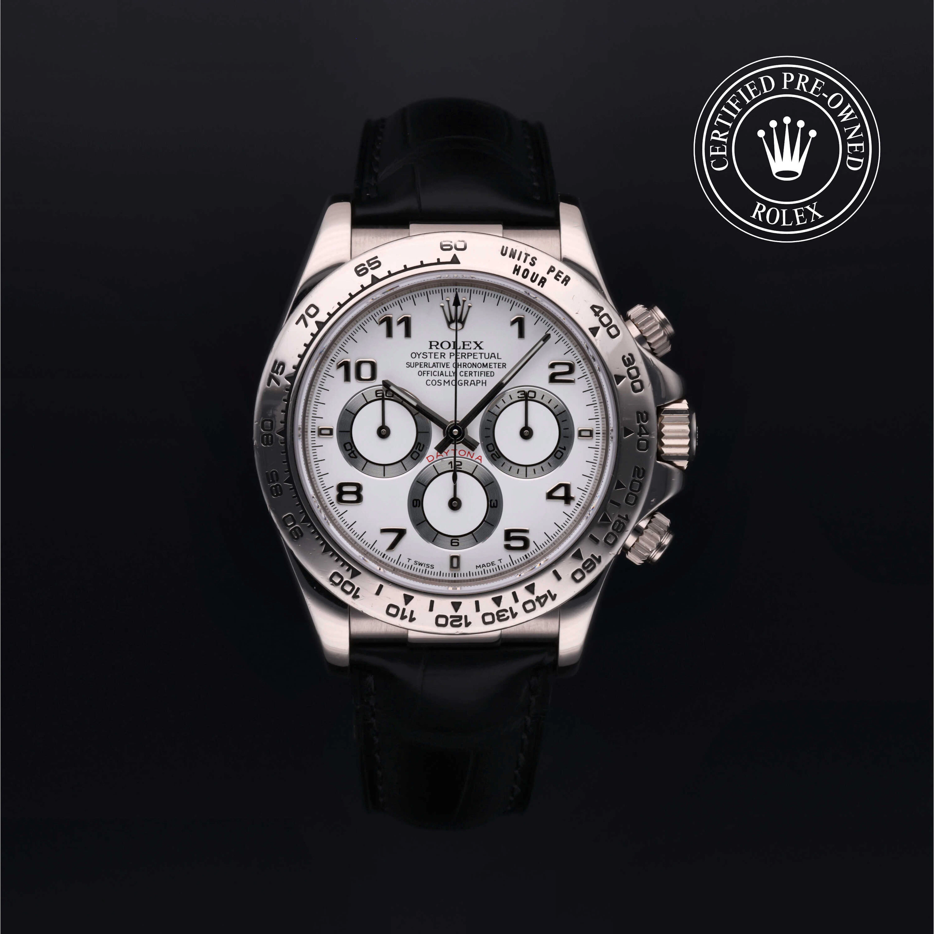 Rolex Certified Pre-Owned Daytona Cosmograph Daytona, 1998, Gold 18 Carat White, 40 mm - image 1 of 5