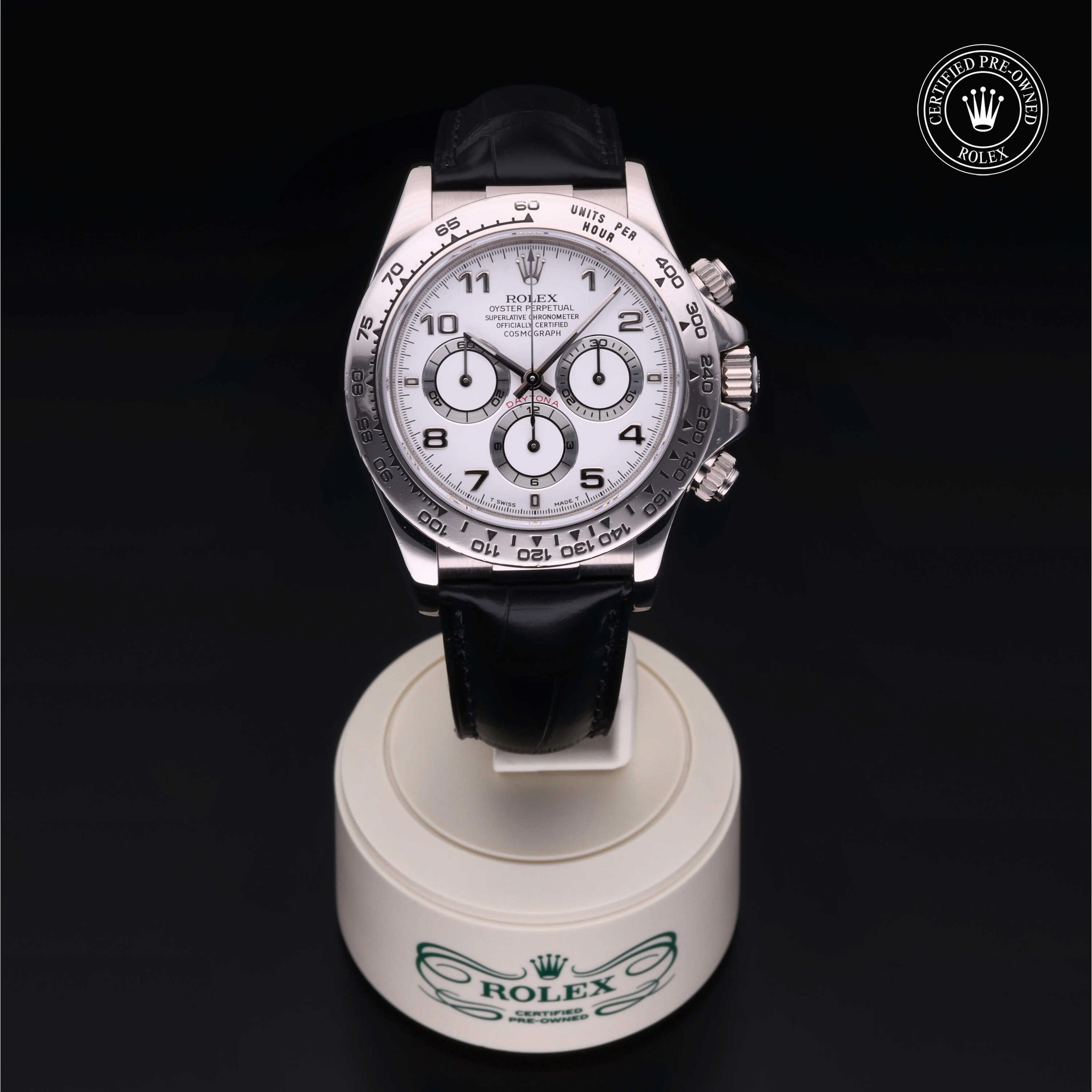 Rolex Certified Pre-Owned Daytona Cosmograph Daytona, 1998, Gold 18 Carat White, 40 mm - image 2 of 5