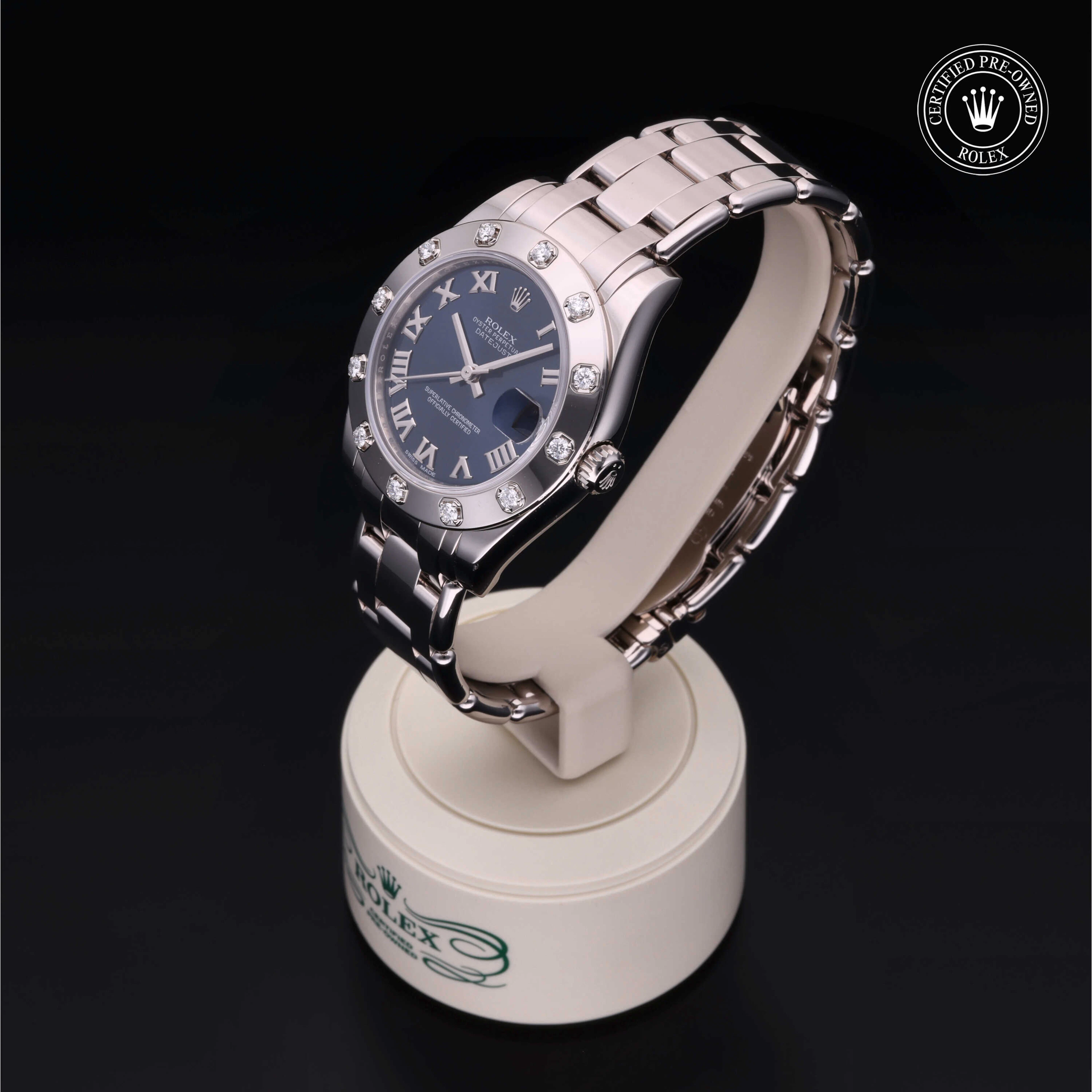 Rolex Certified Pre-Owned Pearlmaster Pearlmaster, 2015, Gold 18 Carat White, 34 mm - image 3 of 6