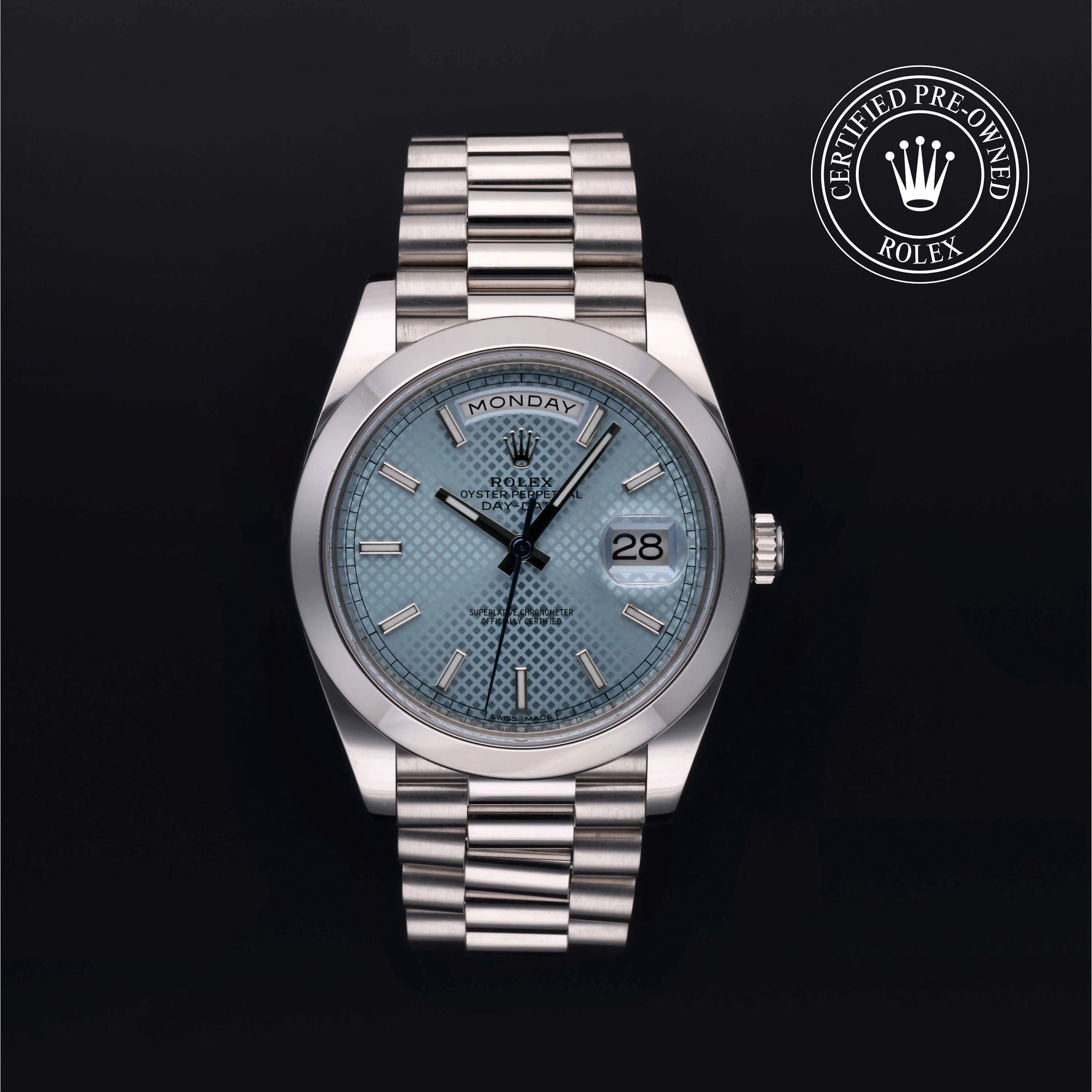 Rolex Certified Pre-Owned Day-Date Day-Date, 2018, Platinum, 40 mm - image 1 of 5