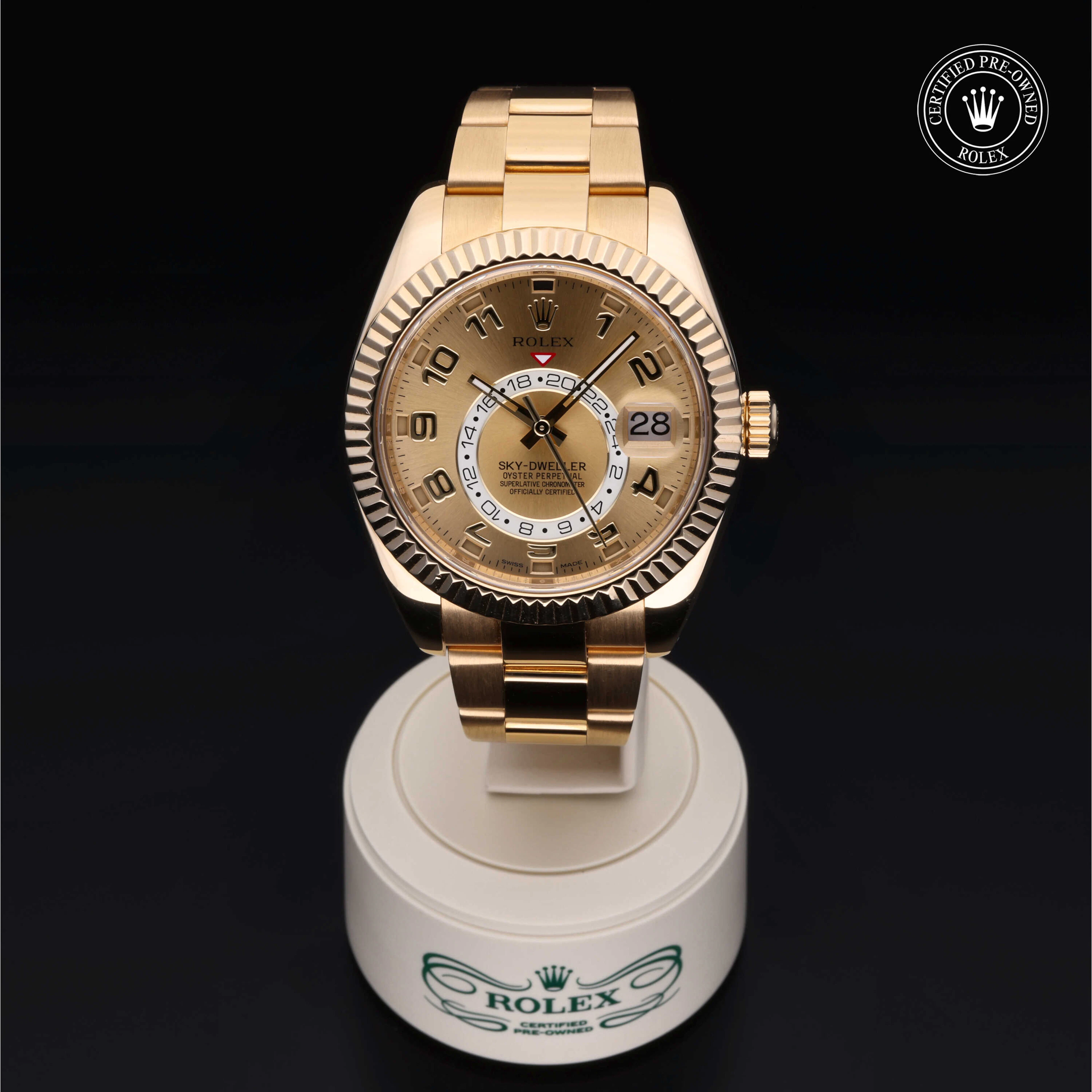 Rolex Certified Pre-Owned Sky-Dweller Sky-Dweller, 2012, Gold 18 Carat Yellow, 42 mm - image 2 of 5