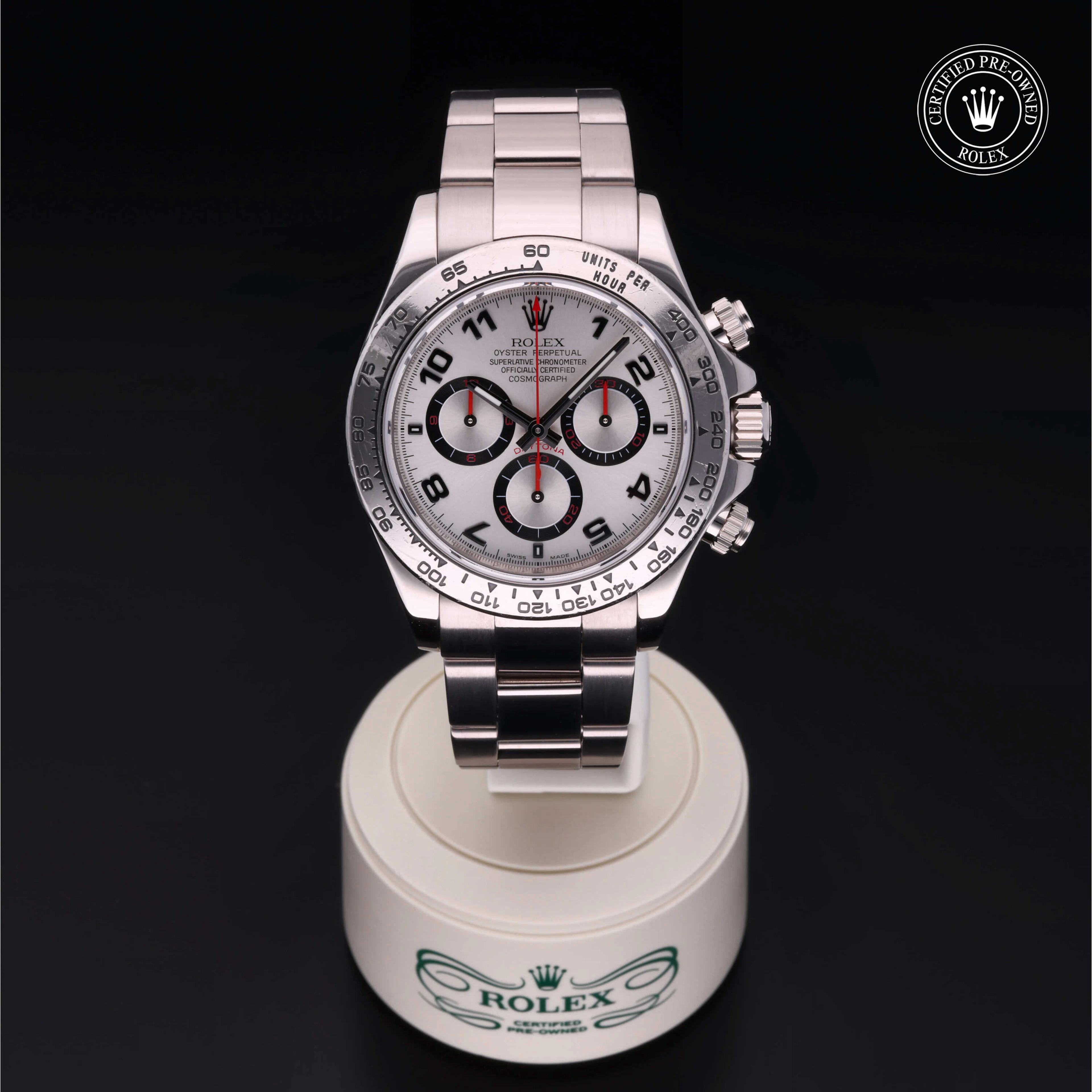 Rolex Certified Pre-Owned Daytona Cosmograph Daytona, 2007, Gold 18 Carat White, 40 mm - image 2 of 5