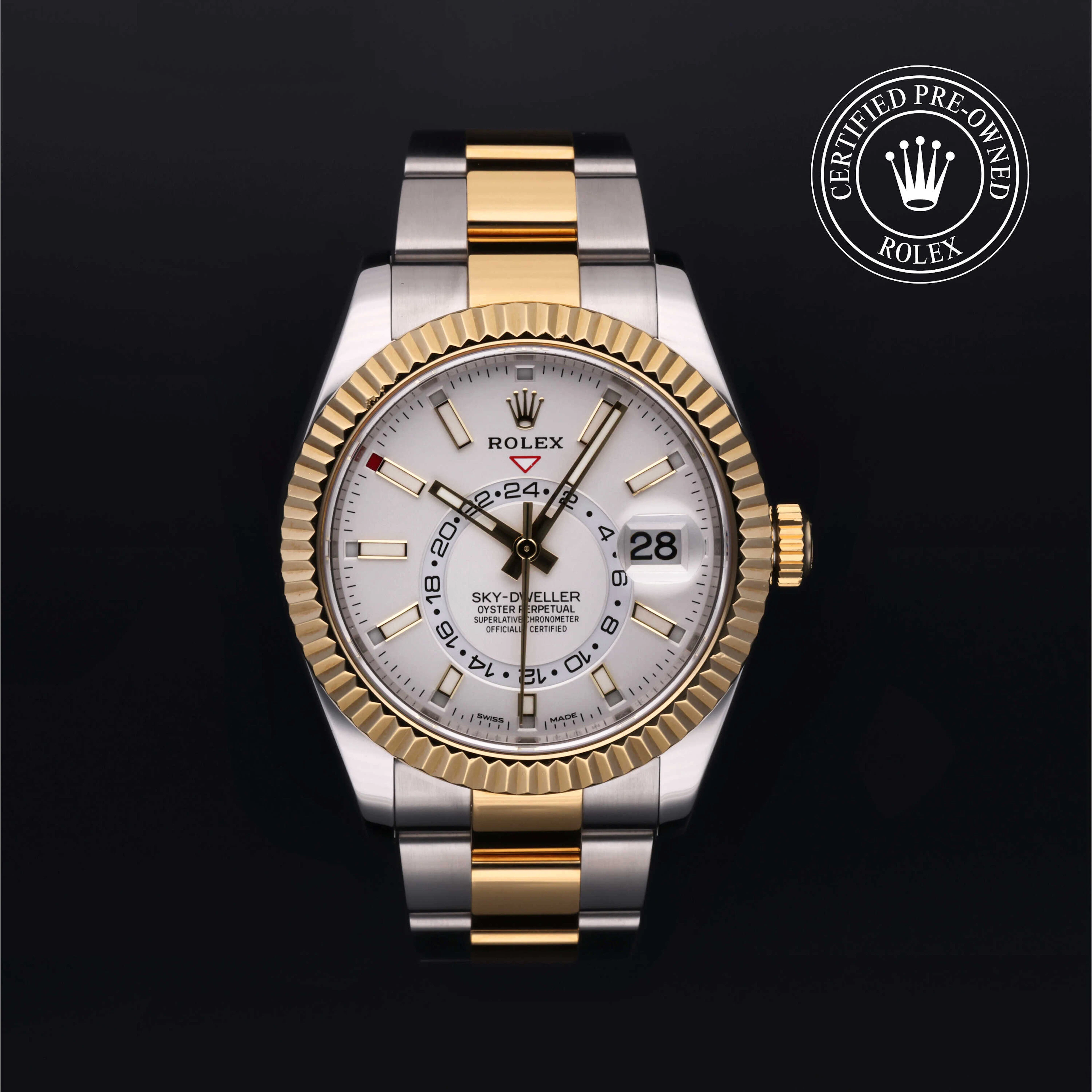 Rolex Certified Pre-Owned Sky-Dweller Sky-Dweller, 2017, Rolesor 18 Carat Yellow, 42 mm - image 1 of 5