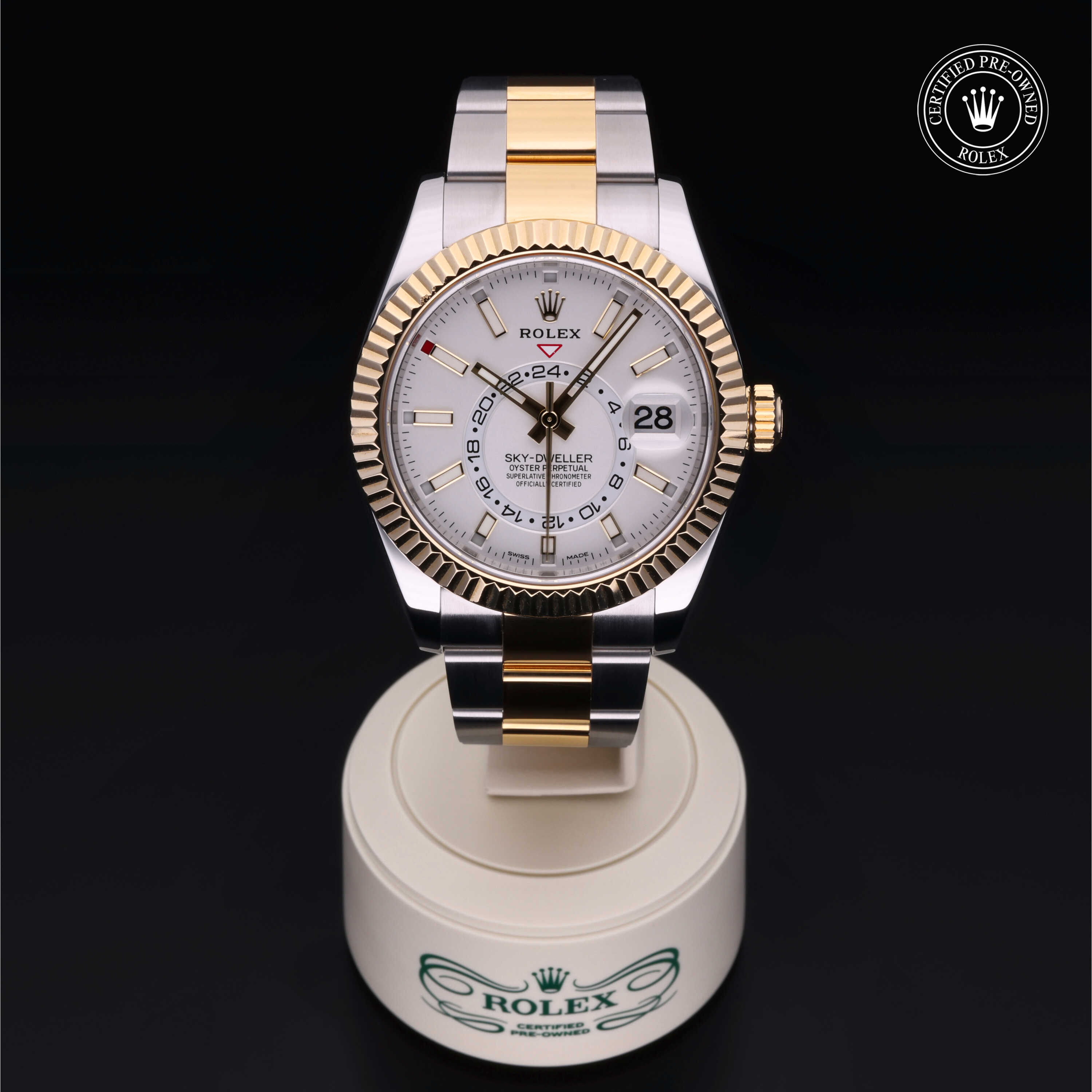 Rolex Certified Pre-Owned Sky-Dweller Sky-Dweller, 2017, Rolesor 18 Carat Yellow, 42 mm - image 2 of 5