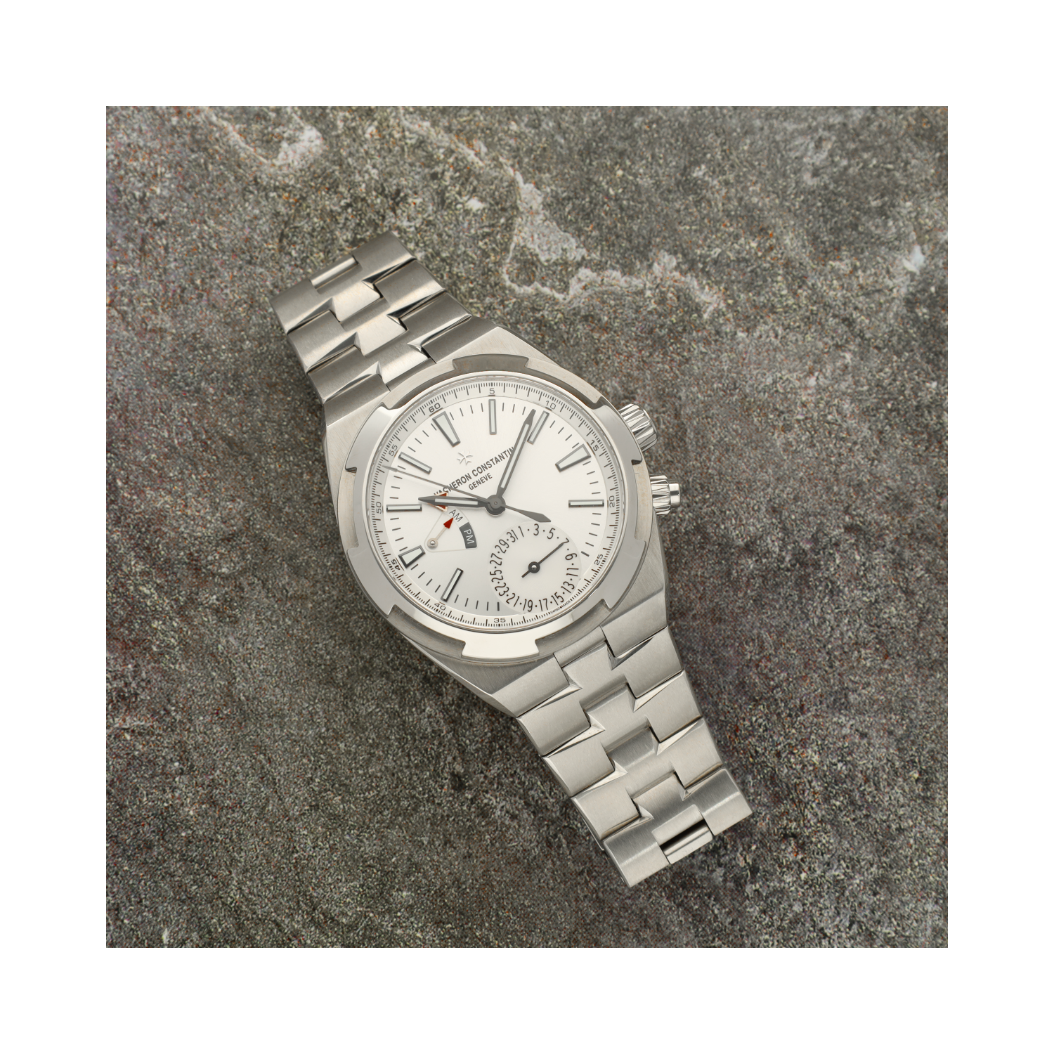 Pre-owned watches Overseas Dual Time 7900V/110A-B333 