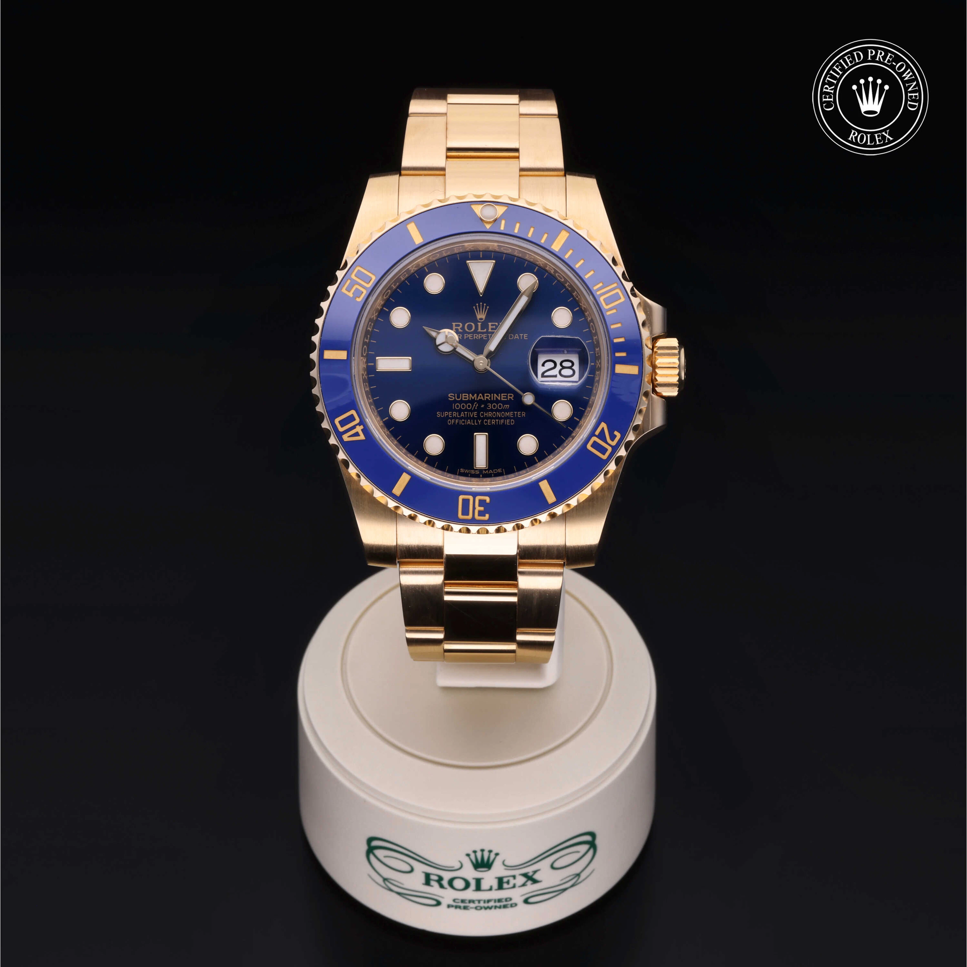 Rolex Certified Pre-Owned Submariner Submariner Date, 2017, Gold 18 Carat Yellow, 40 mm - image 2 of 6