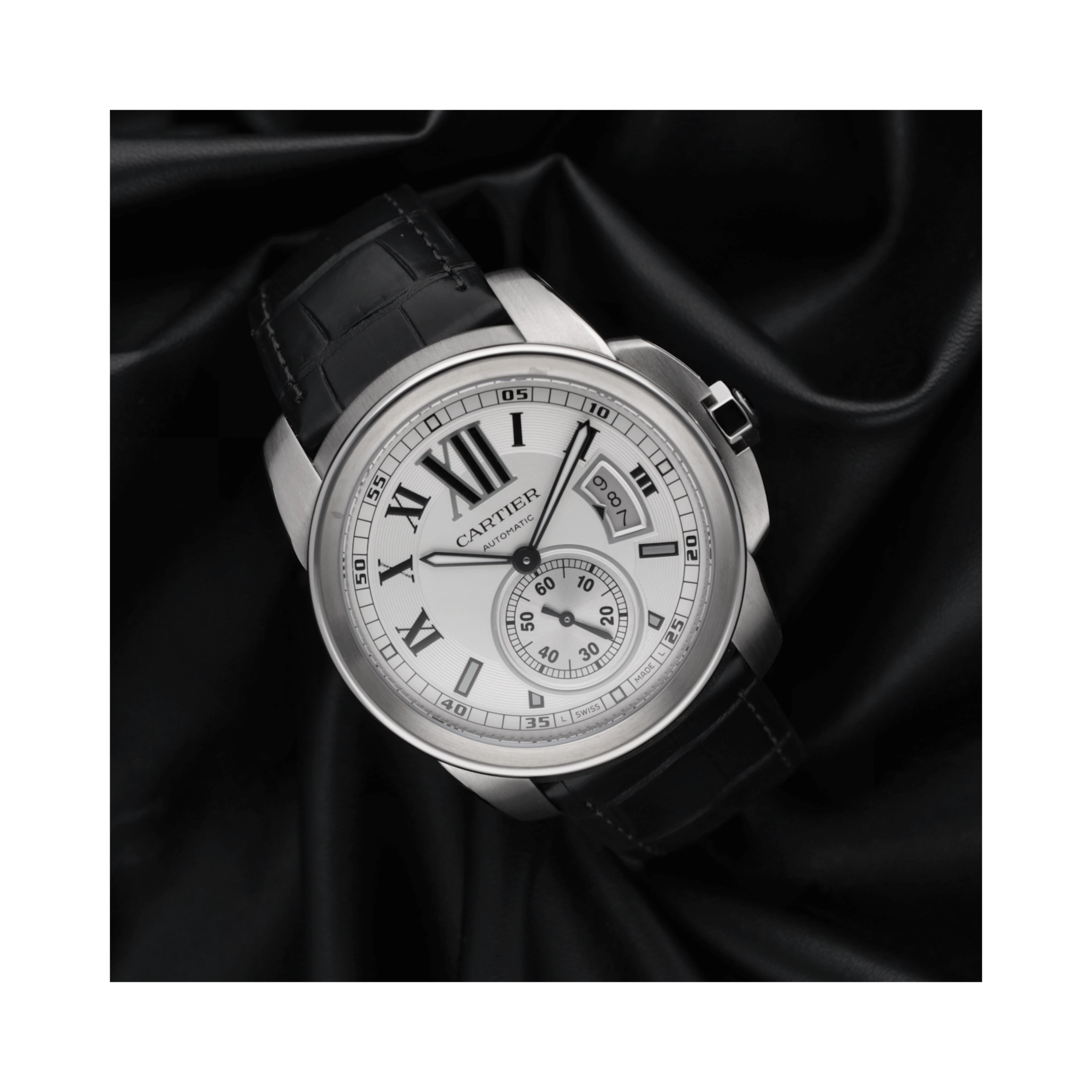 Pre-owned watches Calibre de Cartier 3389
