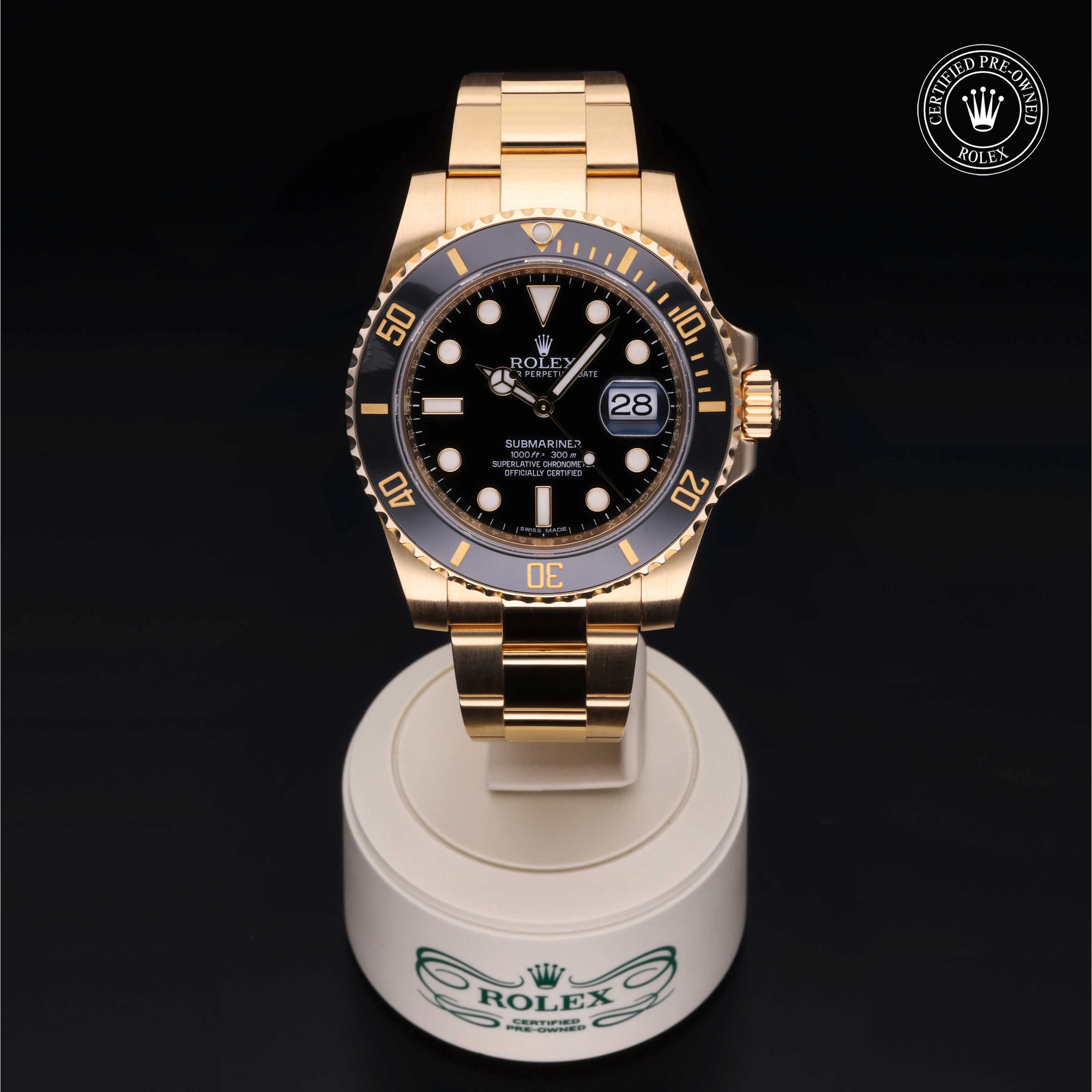 Rolex Certified Pre-Owned Submariner Submariner Date, 2016, Gold 18 Carat Yellow, 40 mm - image 2 of 6