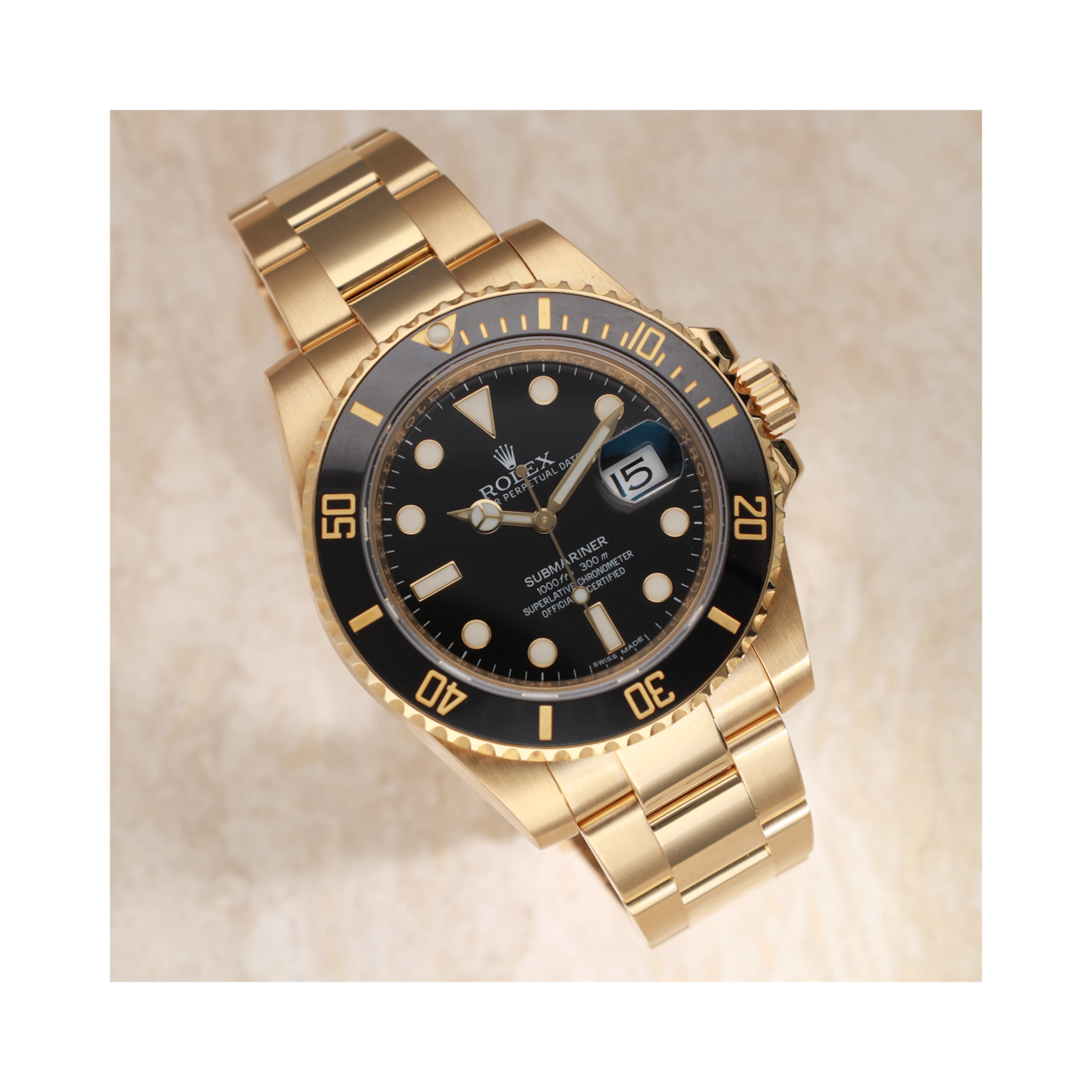 Rolex Certified Pre-Owned Submariner Submariner Date, 2016, Gold 18 Carat Yellow, 40 mm - image 6 of 6