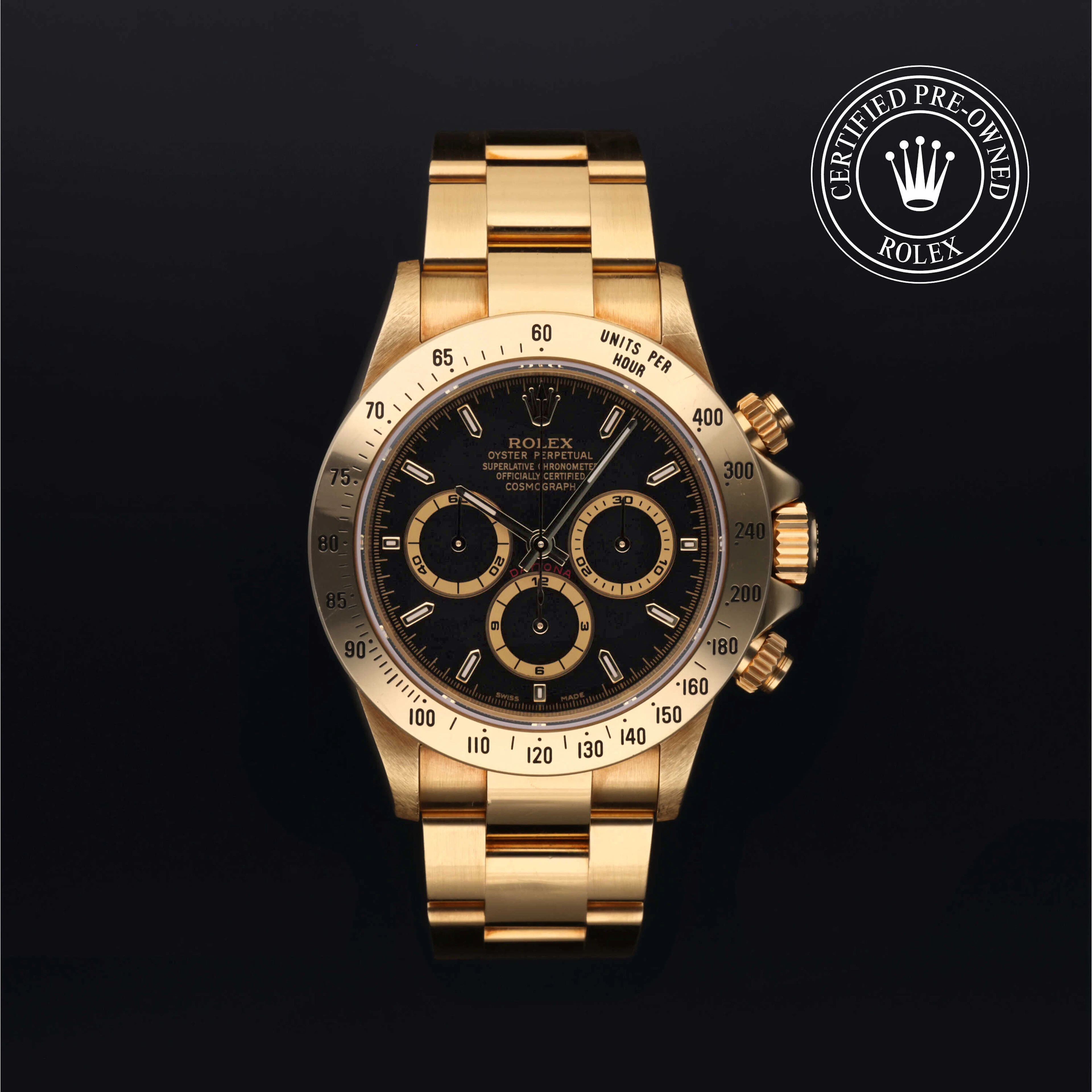 Rolex Certified Pre-Owned Daytona Cosmograph Daytona, 1992, Gold 18 Carat Yellow, 40 mm - image 1 of 5