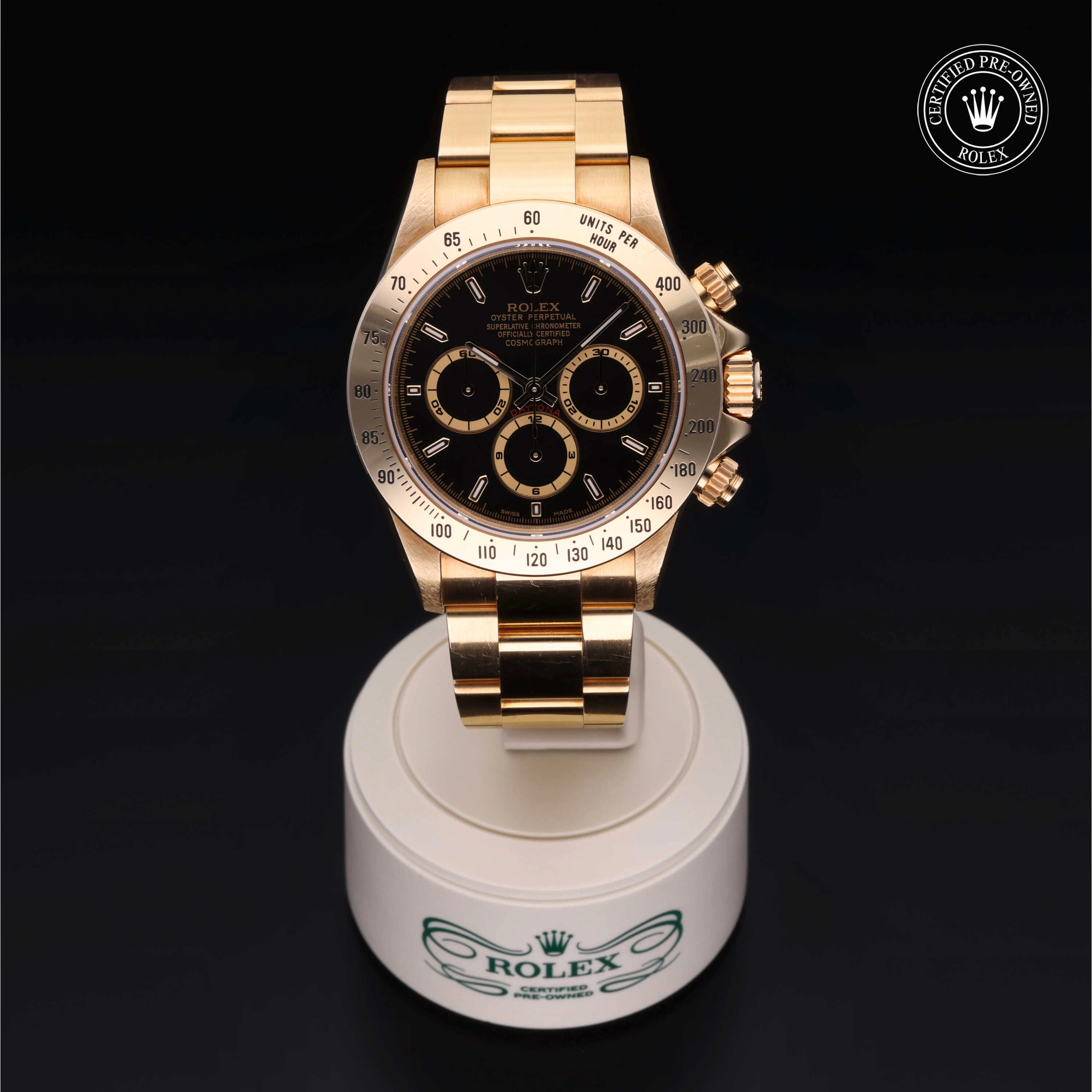 Rolex Certified Pre-Owned Daytona Cosmograph Daytona, 1992, Gold 18 Carat Yellow, 40 mm - image 2 of 5