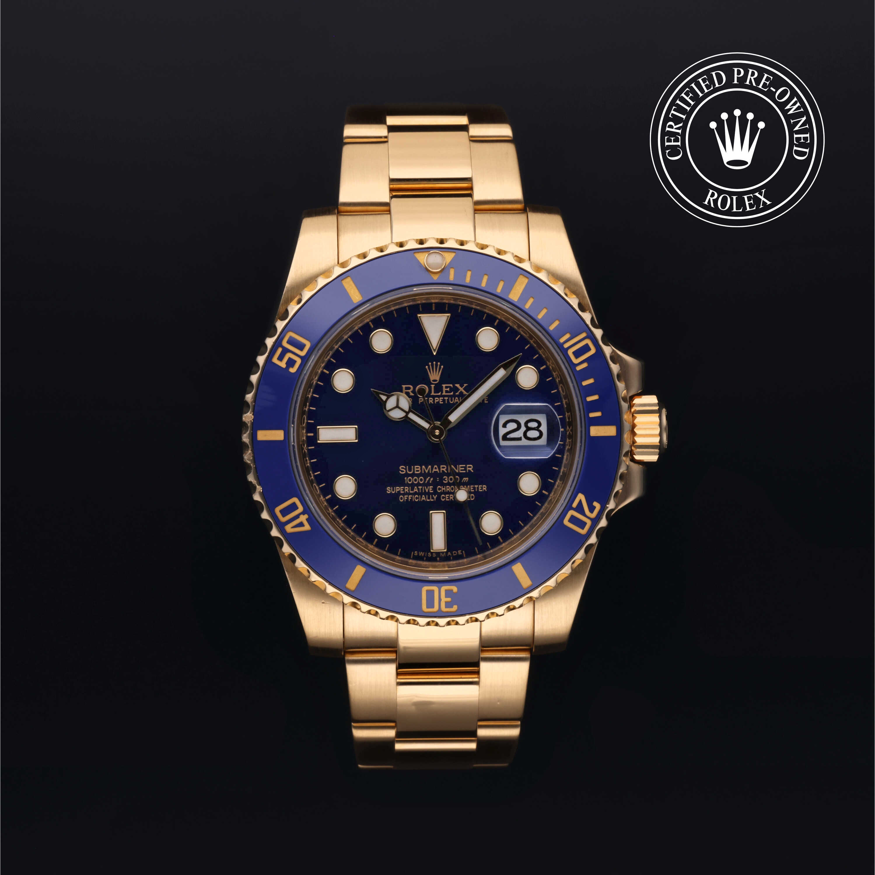 Pre-owned watches Submariner 116618LB