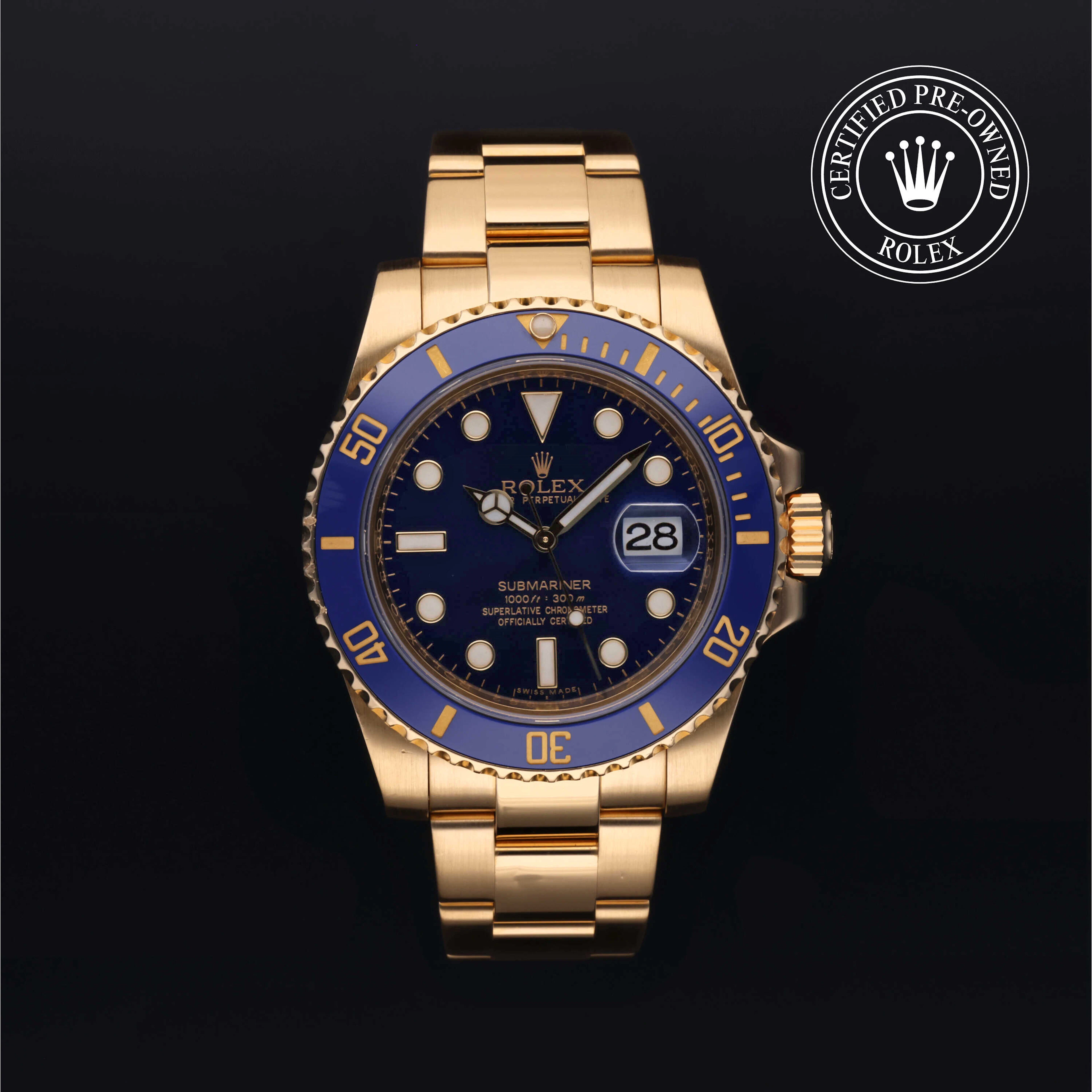 Pre-owned watches Submariner 116618LB