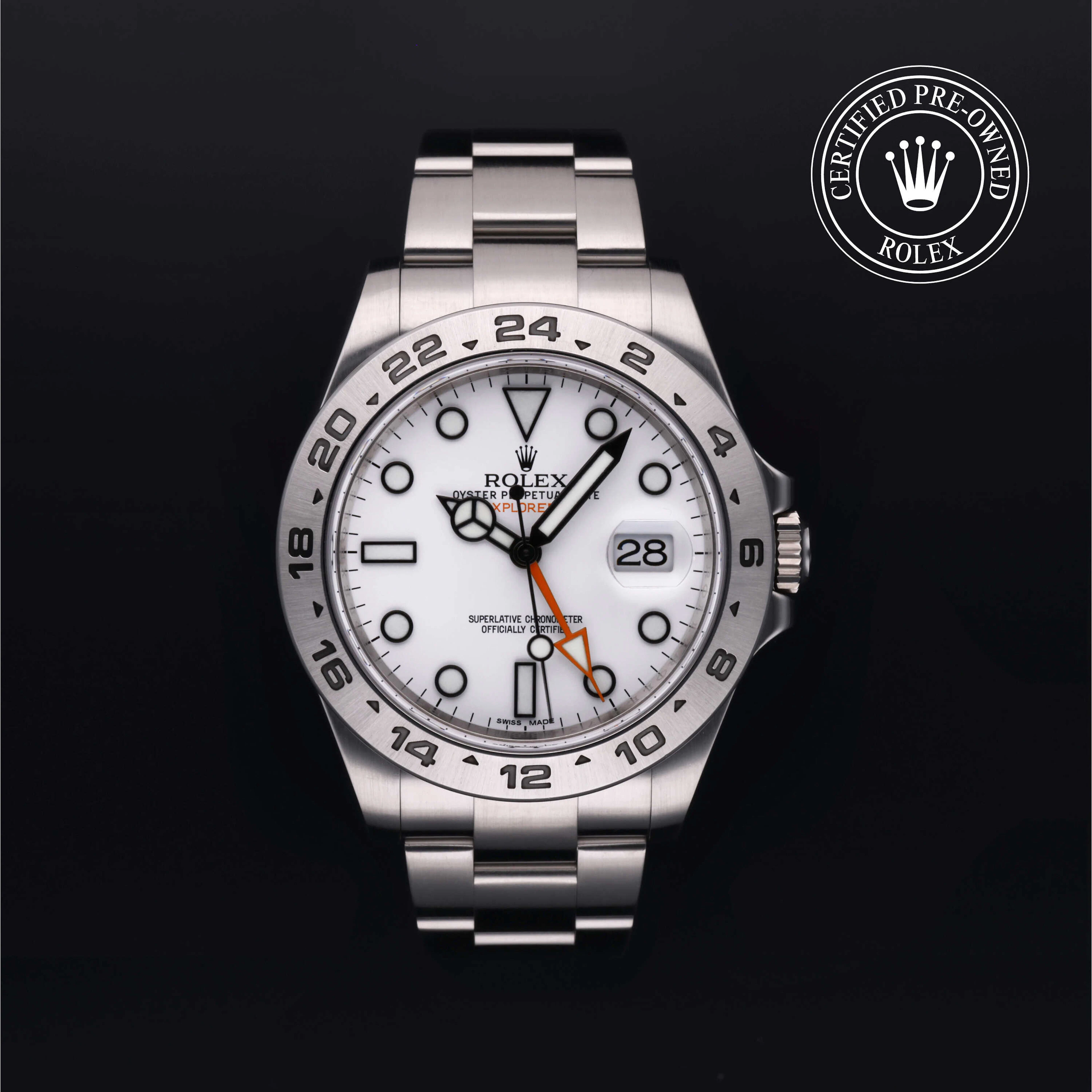 Rolex Certified Pre-Owned Explorer II Explorer II, 2016, Steel, 42 mm - image 1 of 5