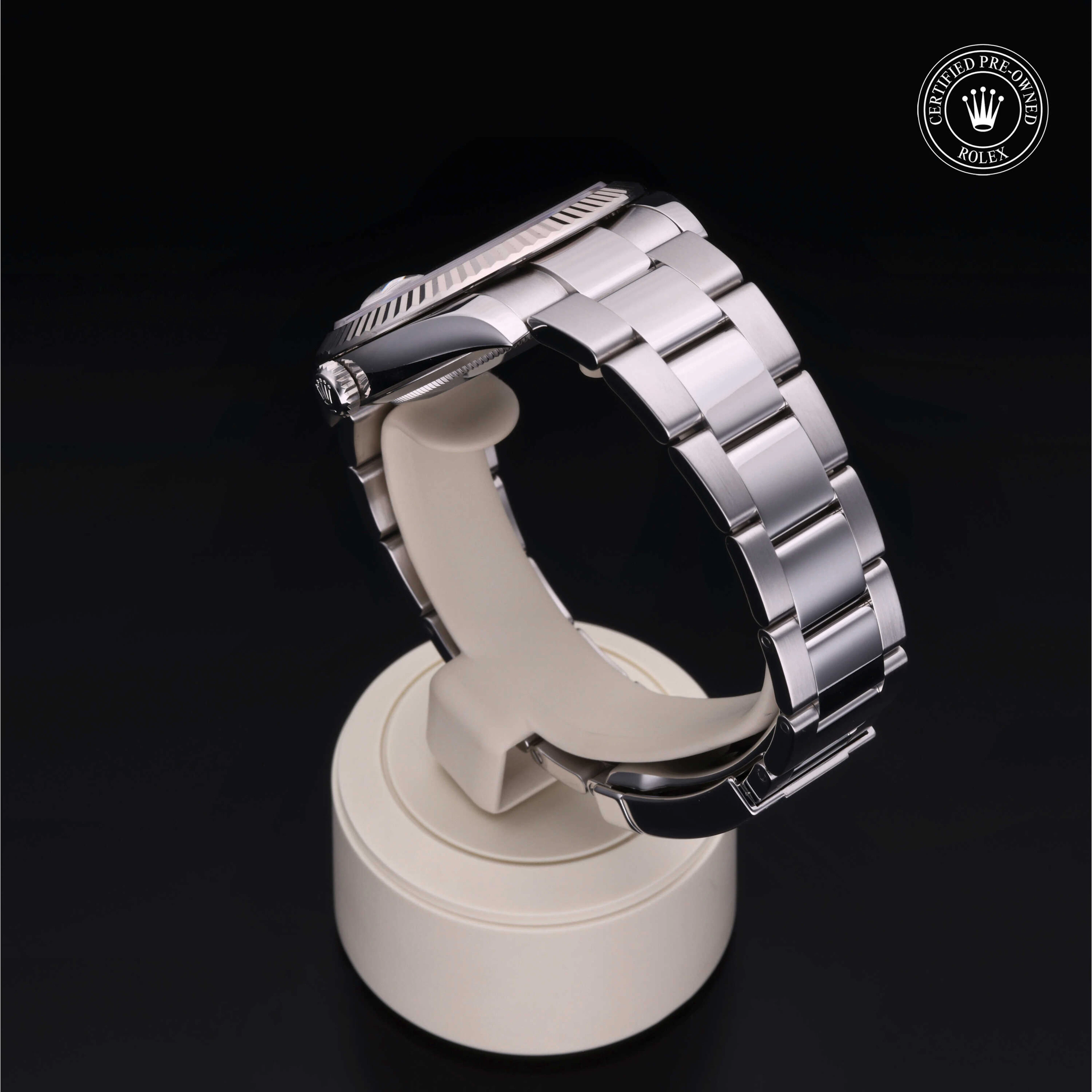 Rolex Certified Pre-Owned Datejust Datejust, 2018, Rolesor 18 Carat White, 41 mm - image 4 of 5
