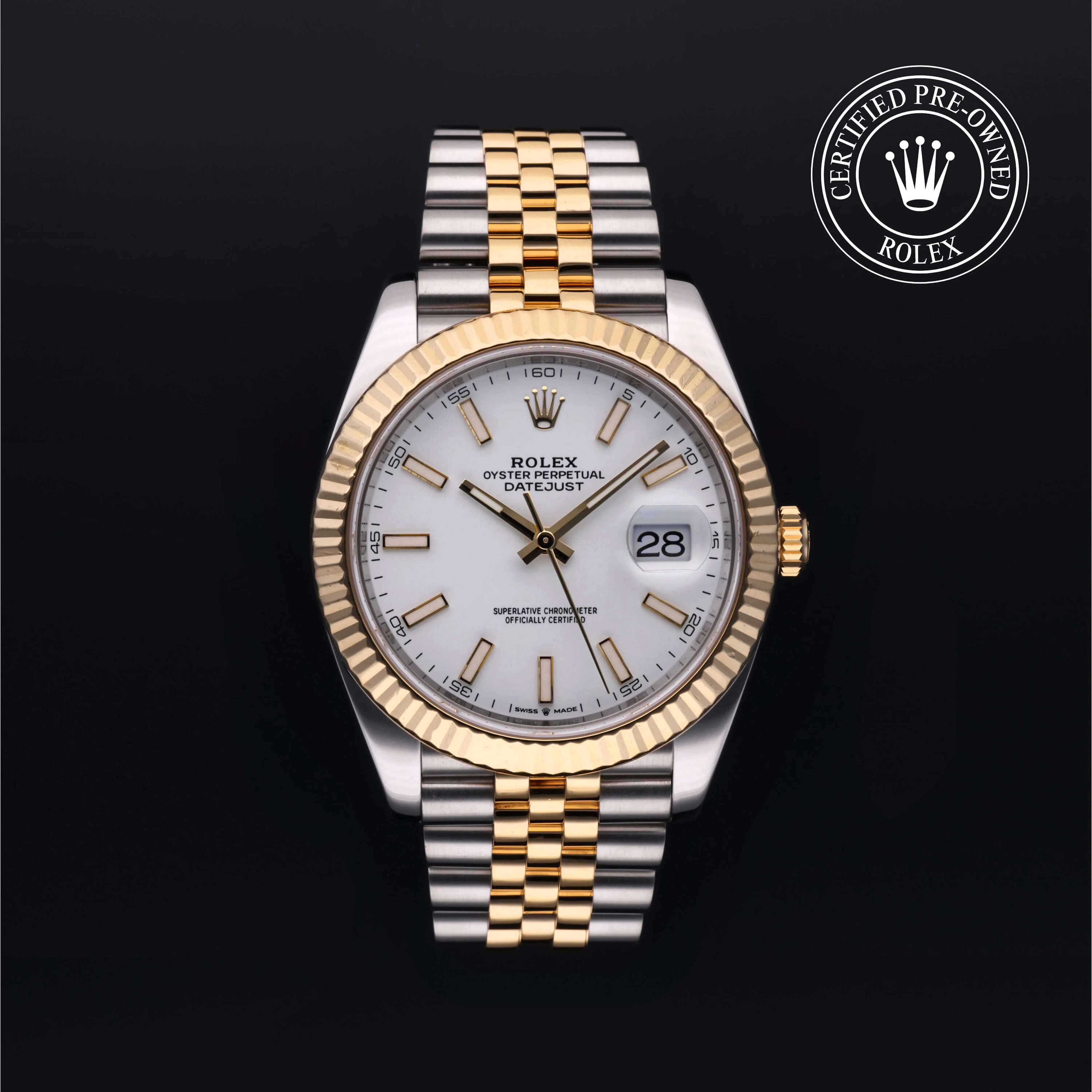 Rolex Certified Pre-Owned Datejust Datejust, 2017, Rolesor 18 Carat Yellow, 41 mm - image 1 of 5