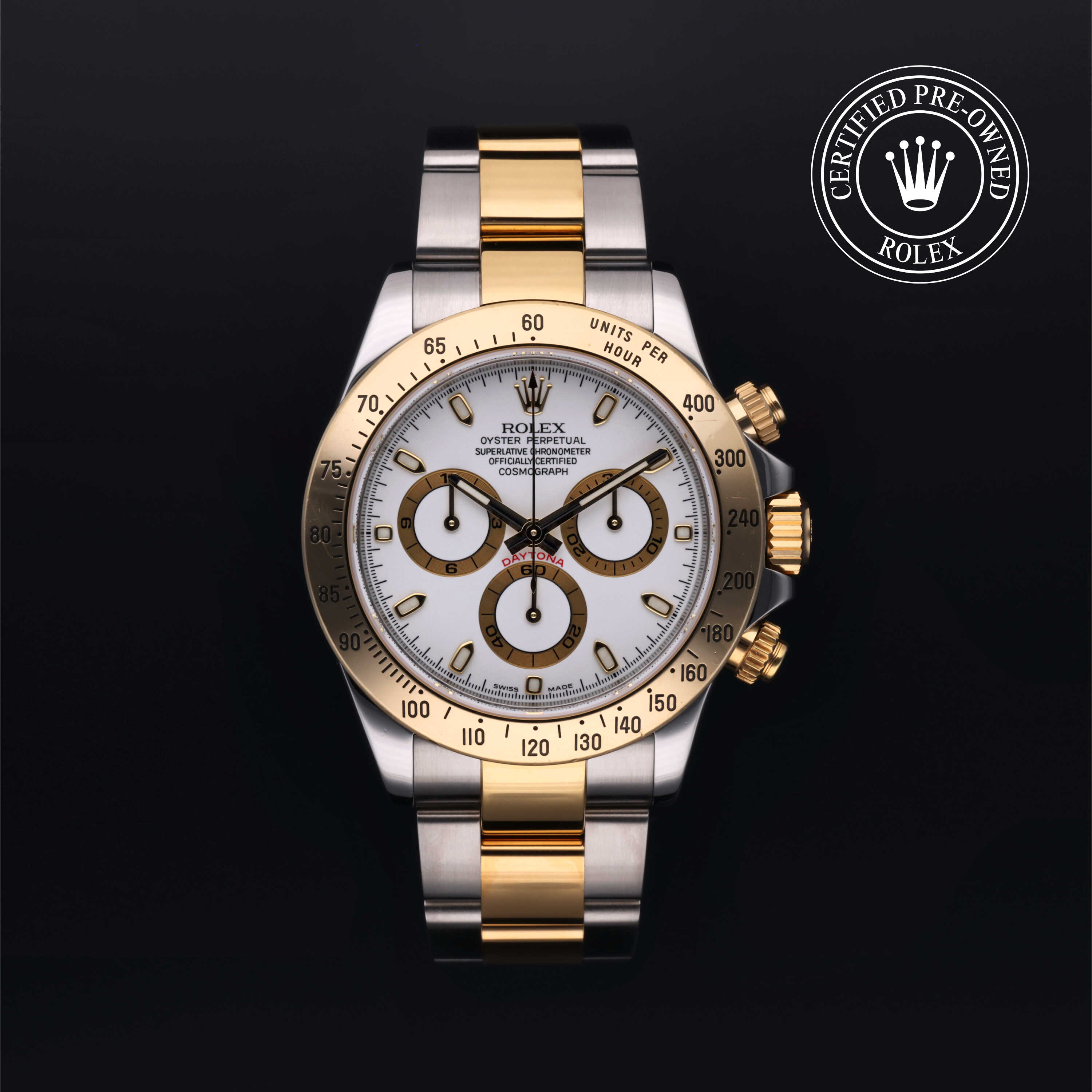 Rolex Certified Pre-Owned Daytona Cosmograph Daytona, 2004, Rolesor 18 Carat Yellow, 40 mm - image 1 of 5