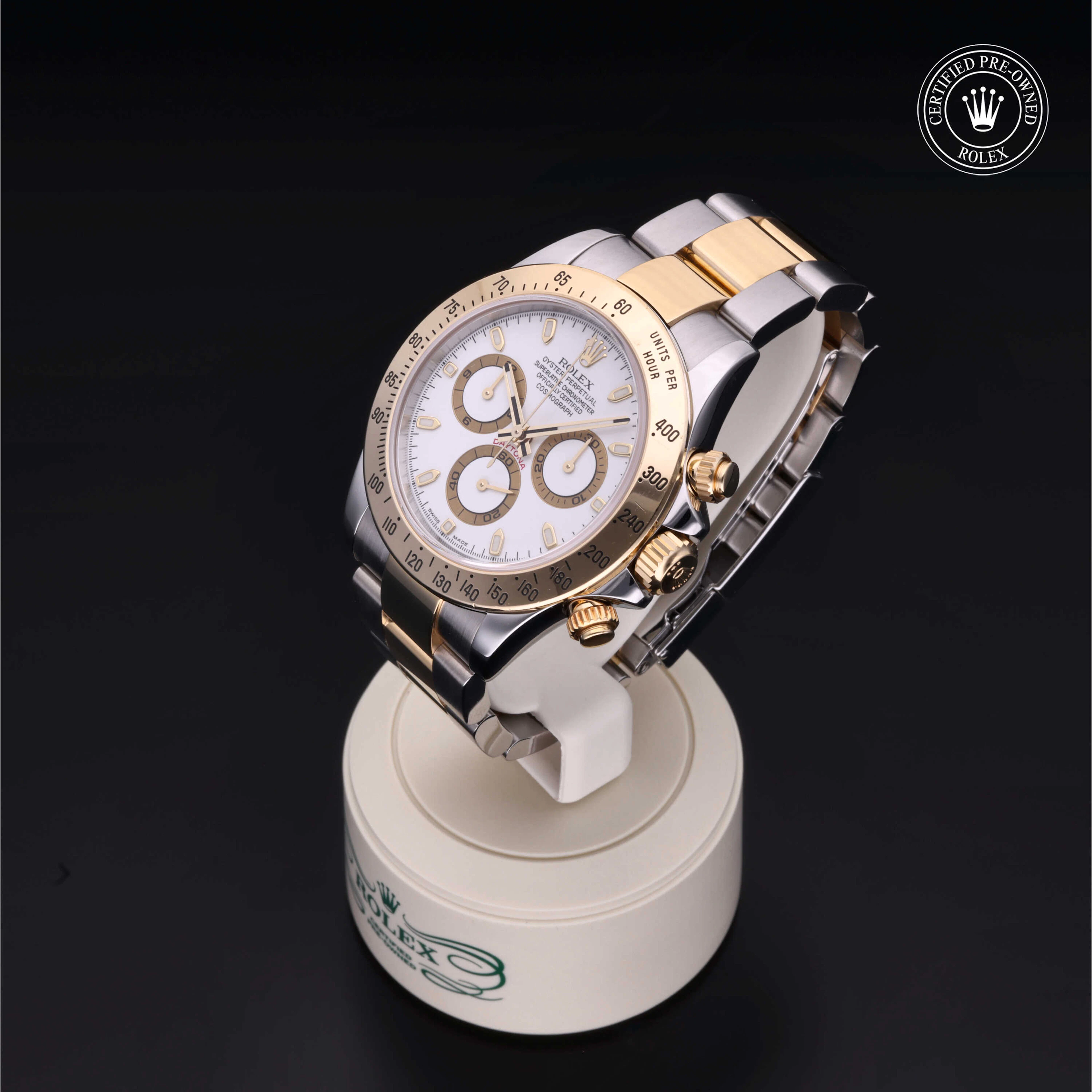Rolex Certified Pre-Owned Daytona Cosmograph Daytona, 2004, Rolesor 18 Carat Yellow, 40 mm - image 3 of 5