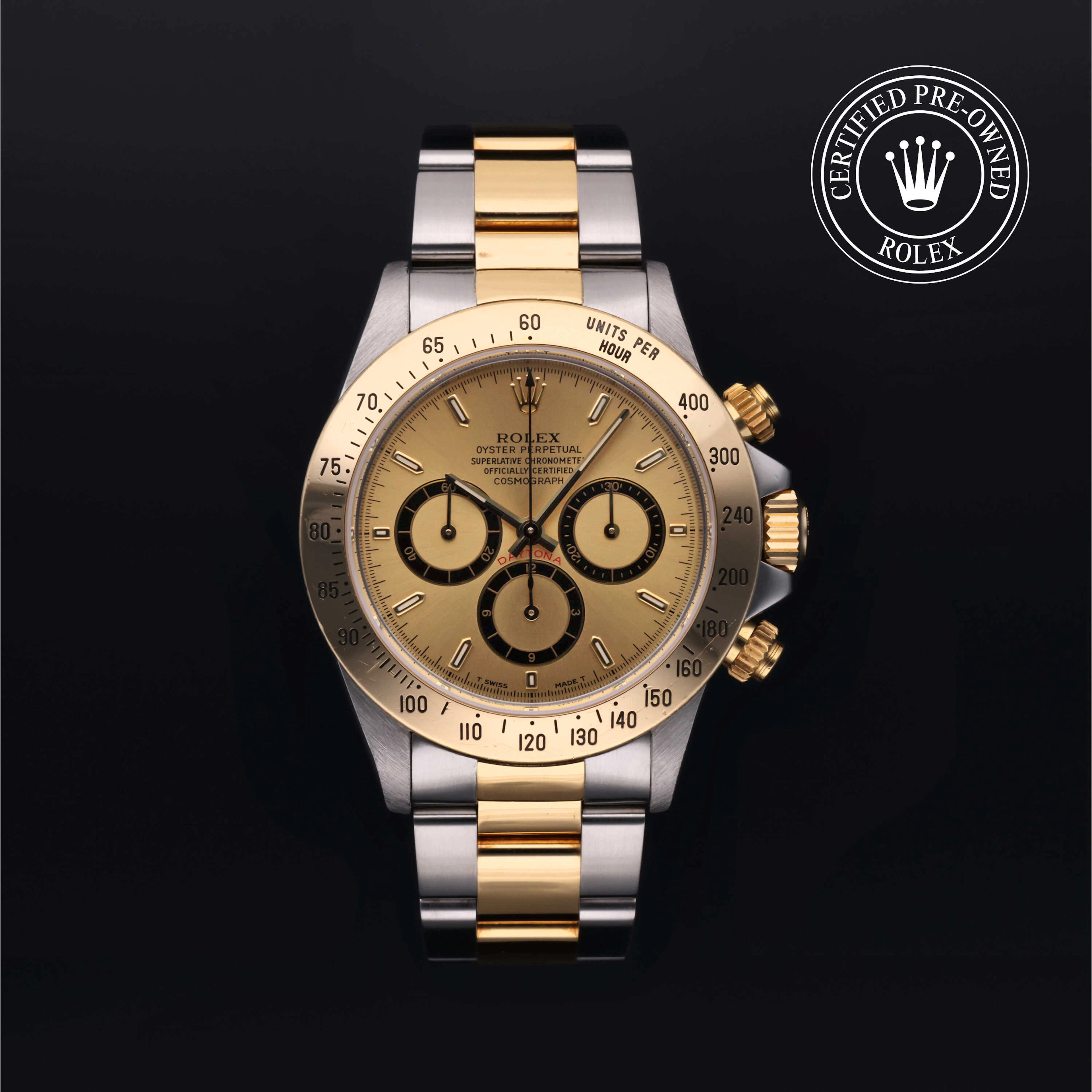 Rolex Certified Pre-Owned Daytona Cosmograph Daytona, 1995, Rolesor 18 Carat Yellow, 40 mm - image 1 of 5