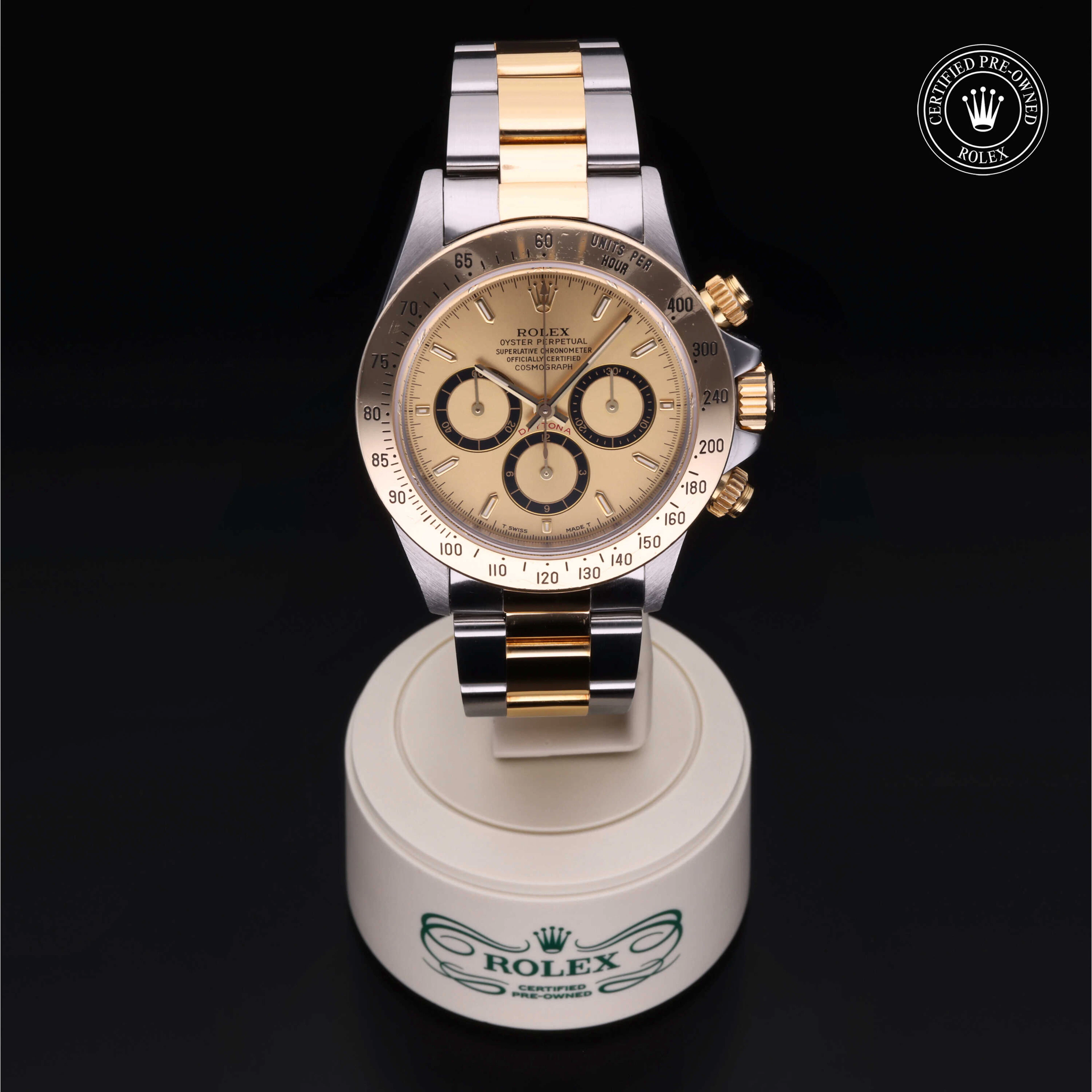 Rolex Certified Pre-Owned Daytona Cosmograph Daytona, 1995, Rolesor 18 Carat Yellow, 40 mm - image 2 of 5