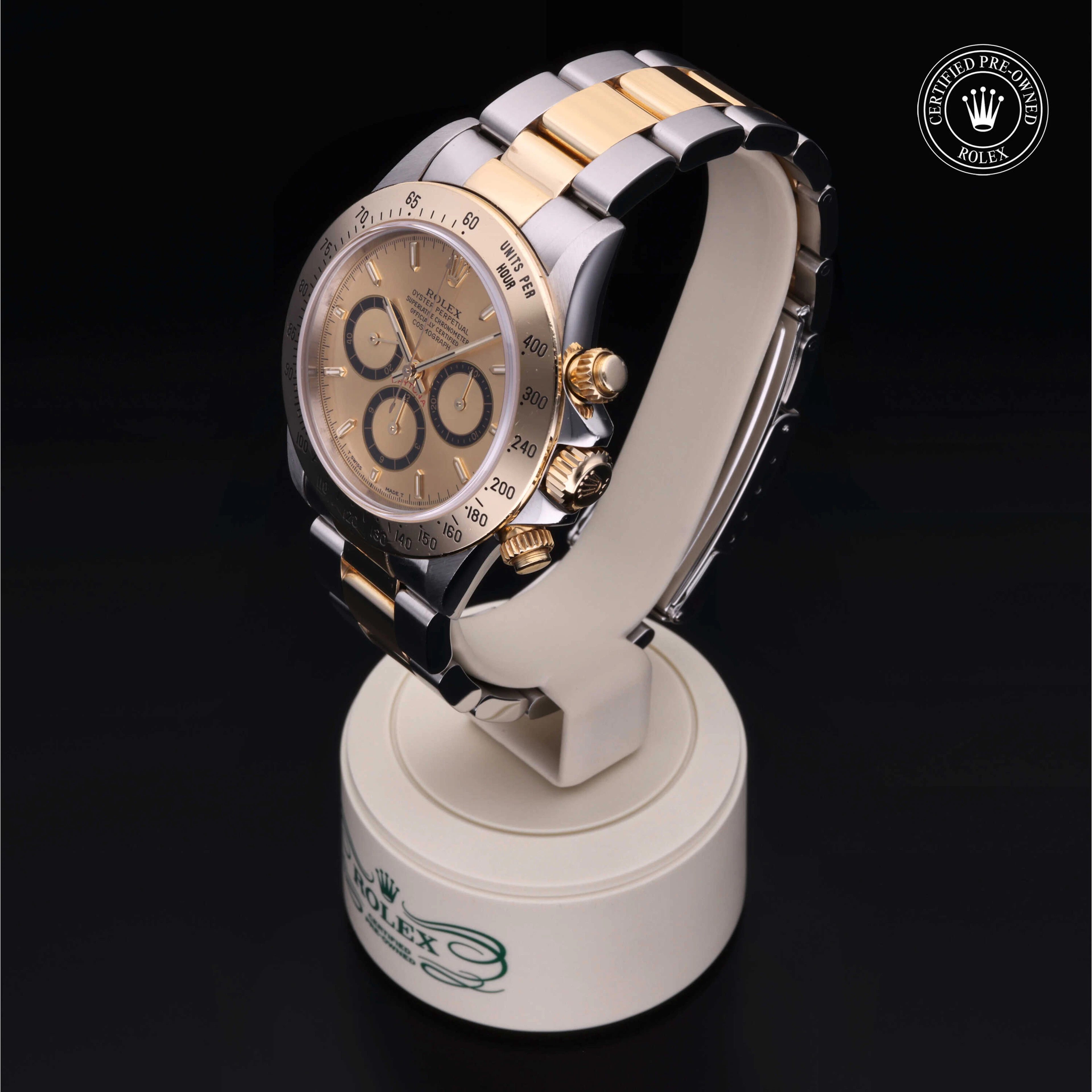 Rolex Certified Pre-Owned Daytona Cosmograph Daytona, 1995, Rolesor 18 Carat Yellow, 40 mm - image 3 of 5