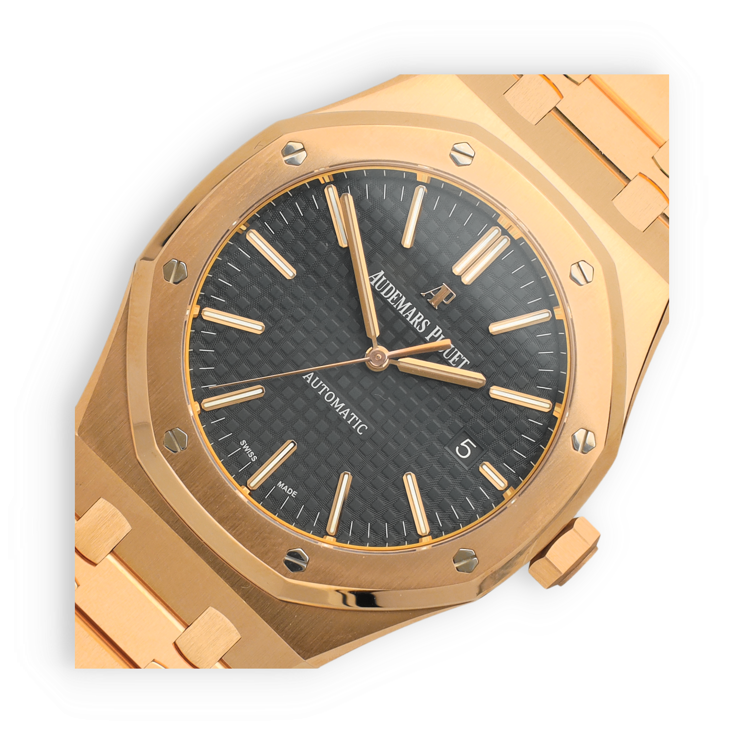 GASSAN pre-owned Royal Oak 15400OR.OO.1220OR.03 - GASSAN