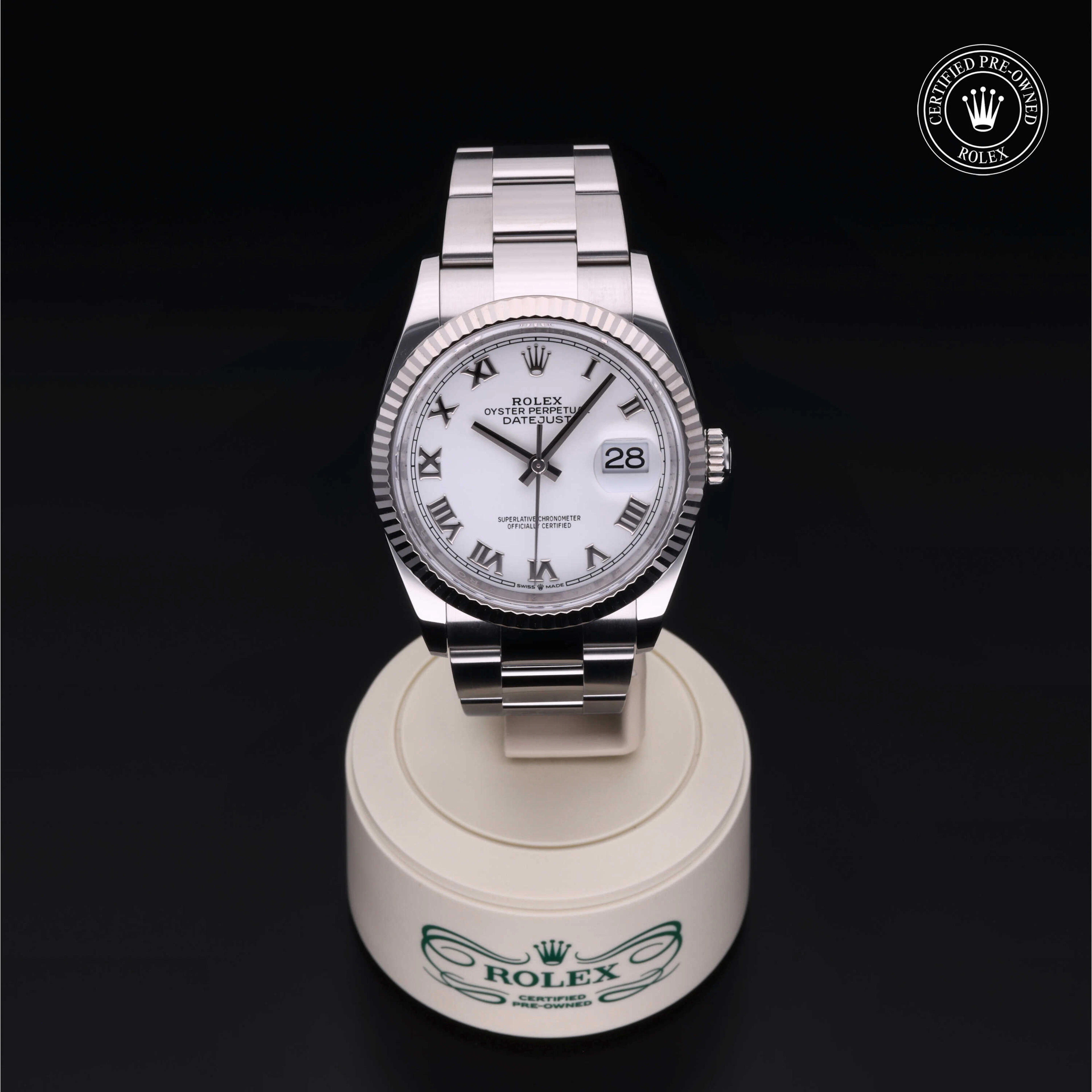 Rolex Certified Pre-Owned Datejust Datejust, 2020, Rolesor 18 Carat White, 36 mm - image 2 of 5
