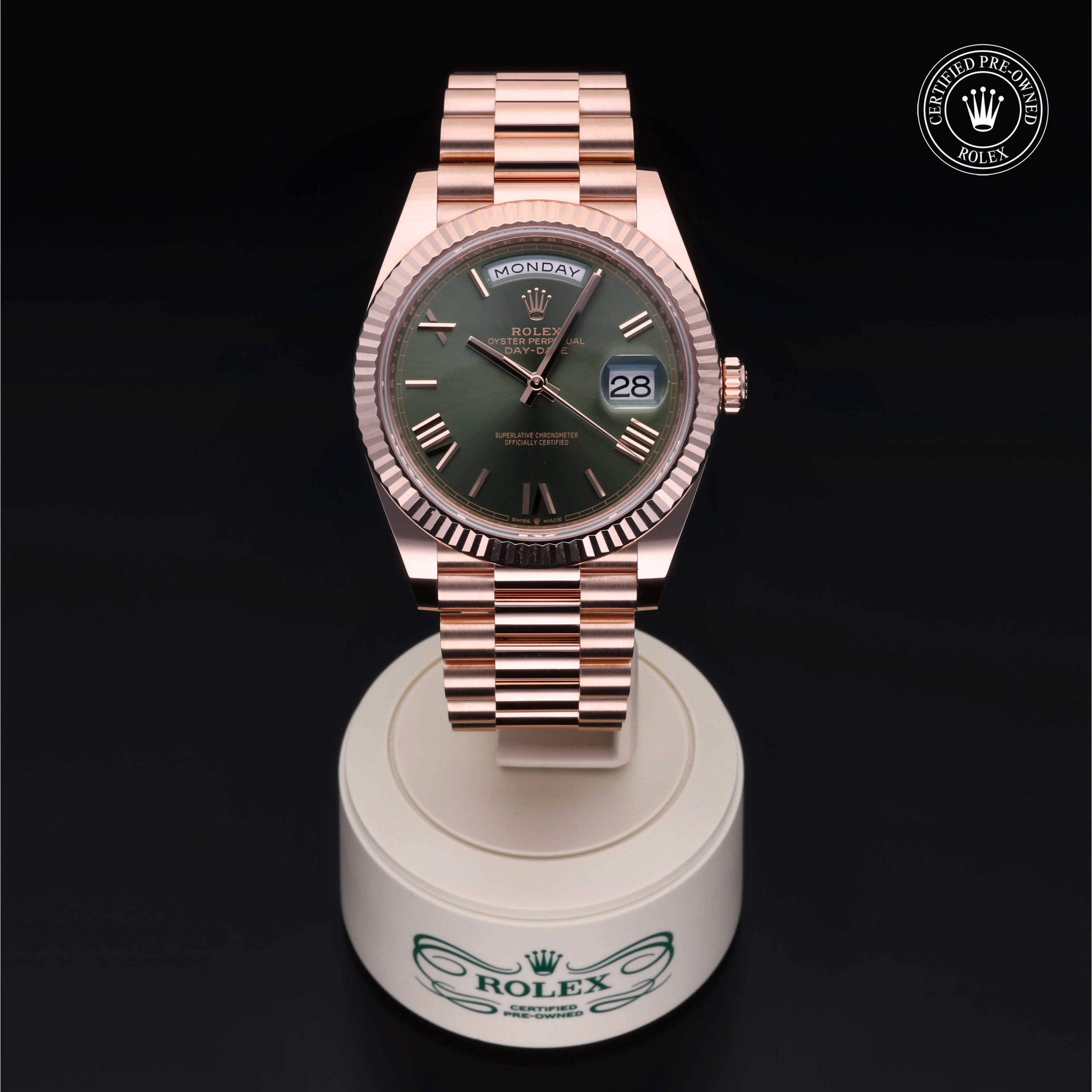 Rolex Certified Pre-Owned Day-Date Day-Date, 2021, Gold 18 Carat Red, 40 mm - image 2 of 5