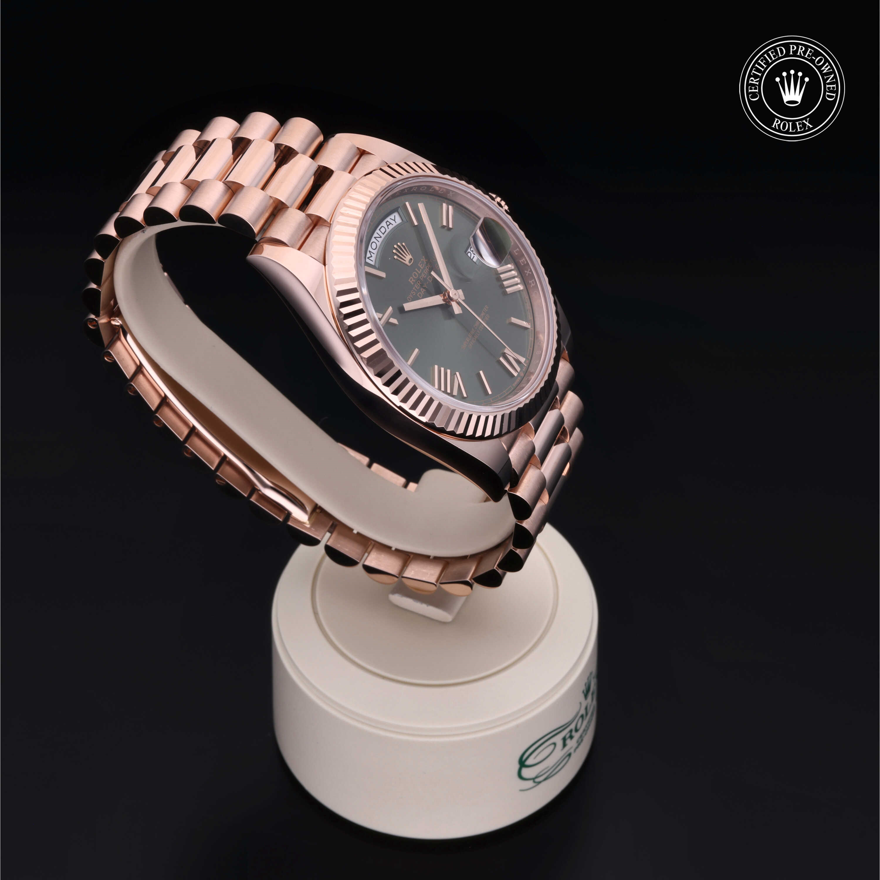 Pre-owned watches ROLEX DAY DATE 40MM RG