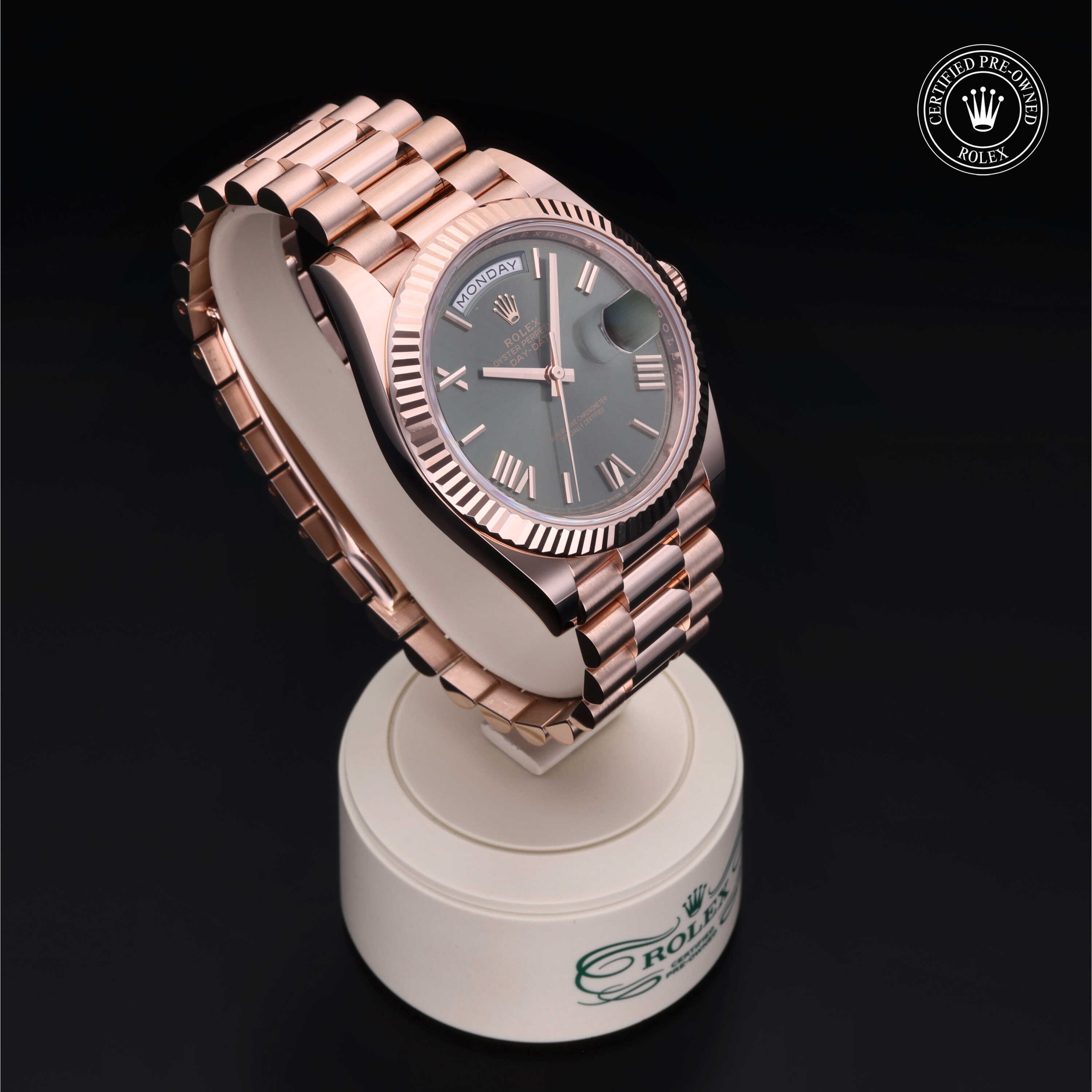 Pre-owned watches ROLEX DAY DATE 40MM RG