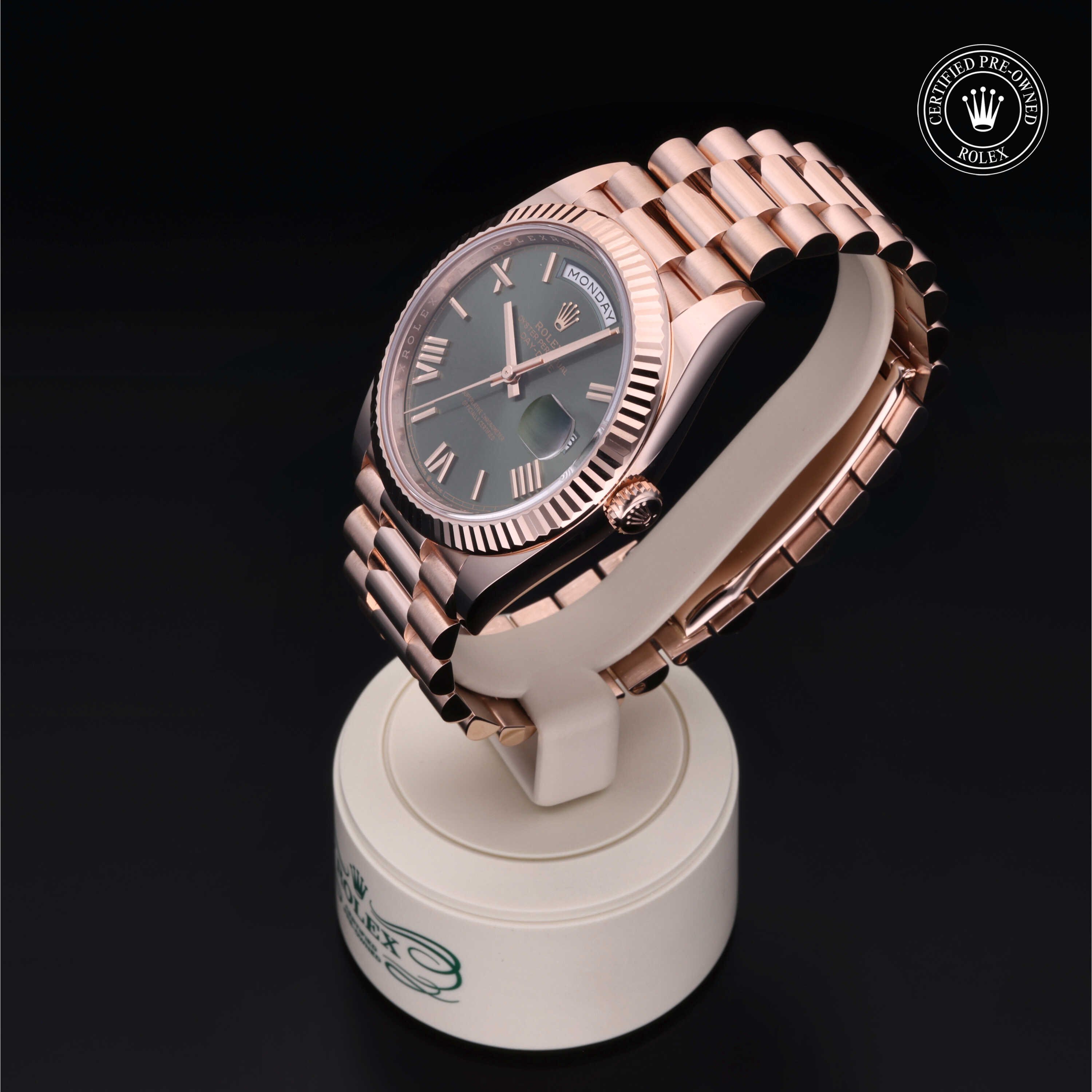 Pre-owned watches ROLEX DAY DATE 40MM RG