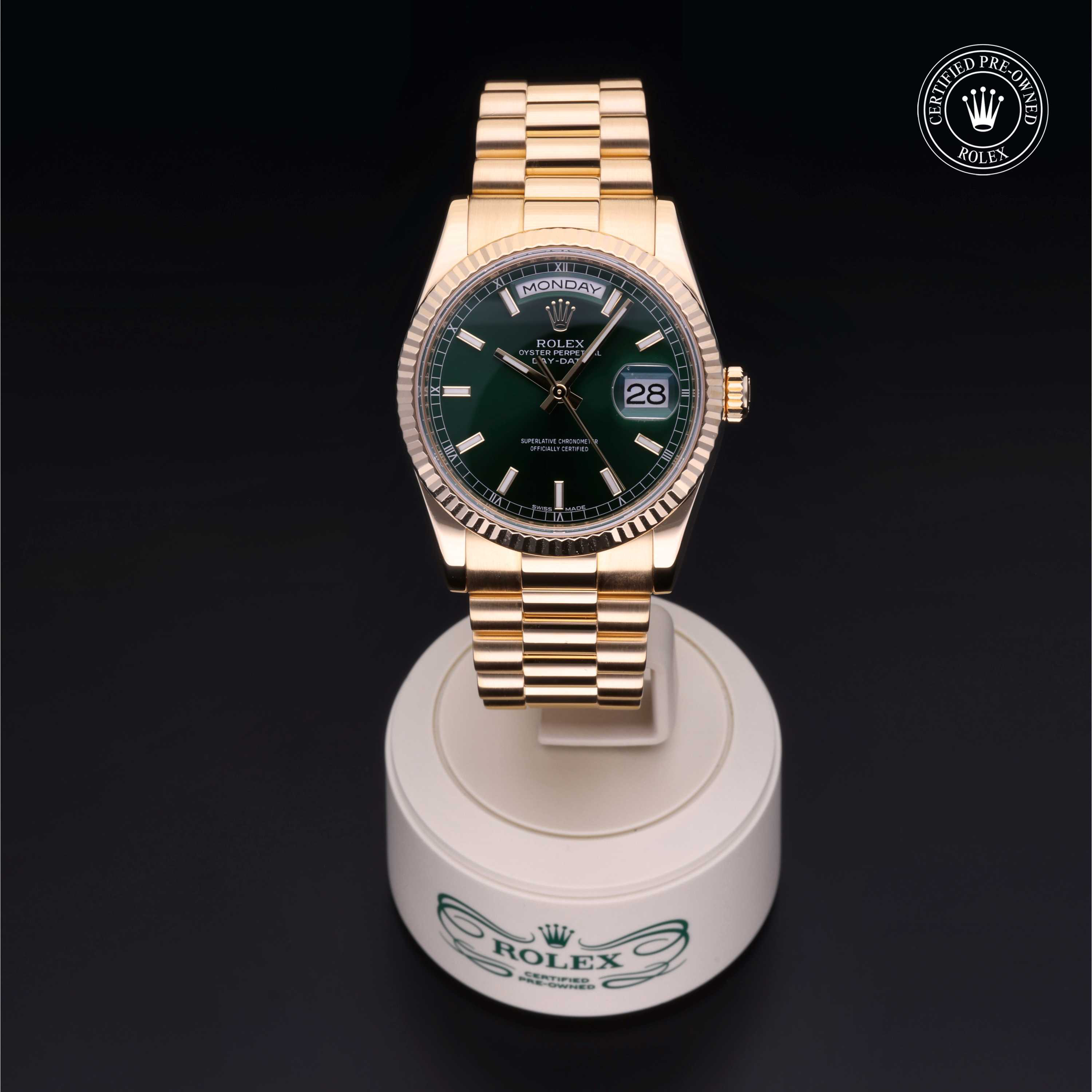 Rolex Certified Pre-Owned Day-Date Day-Date, 2011, Gold 18 Carat Yellow, 36 mm - image 2 of 5
