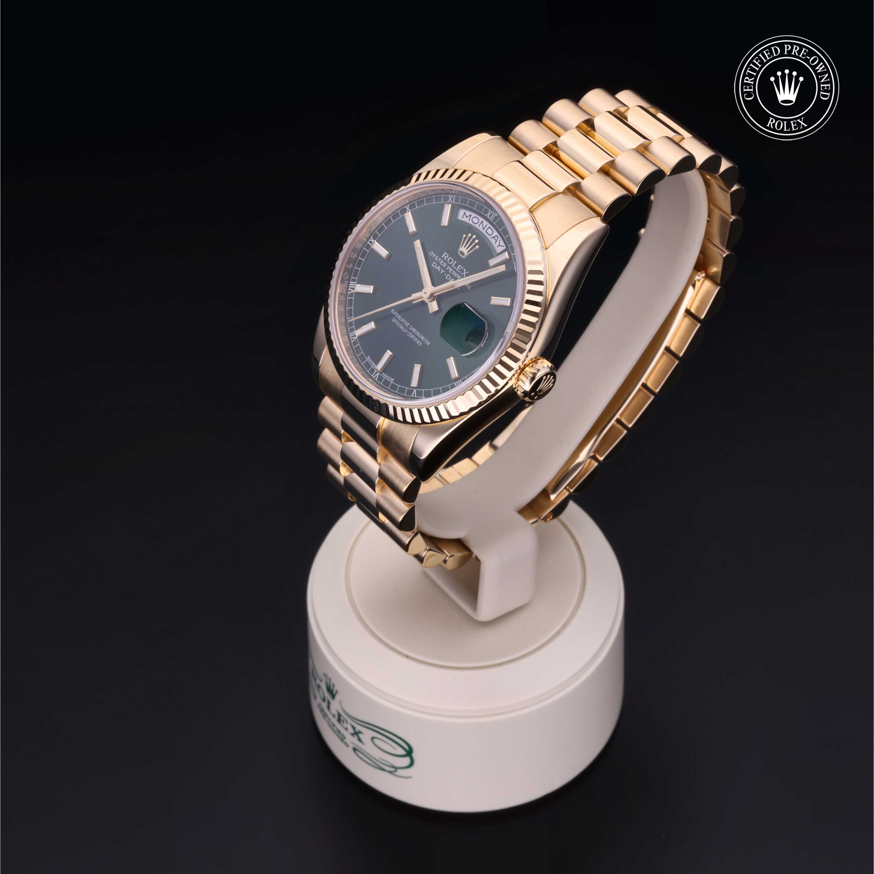 Rolex Certified Pre-Owned Day-Date Day-Date, 2011, Gold 18 Carat Yellow, 36 mm - image 3 of 5