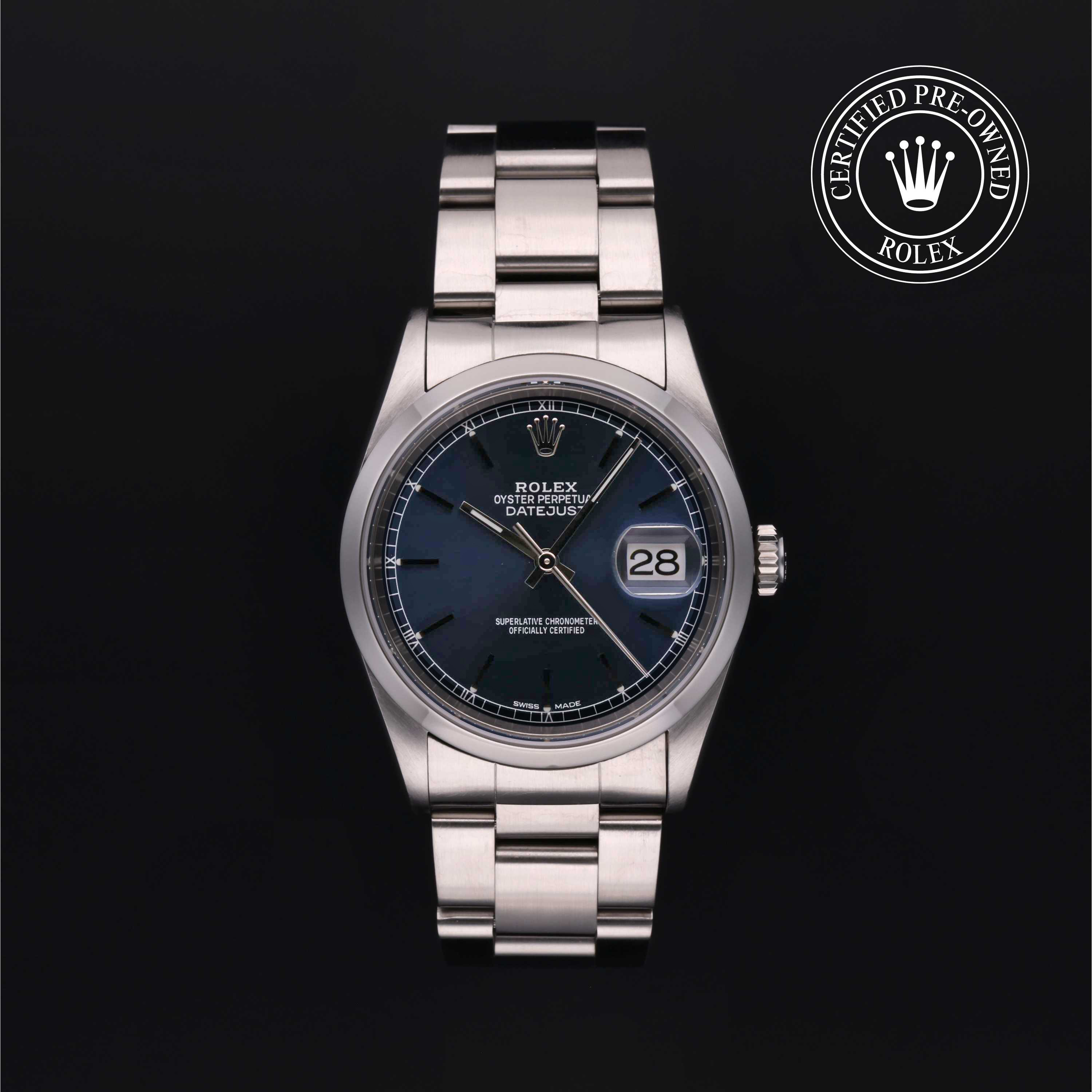 Rolex Certified Pre-Owned Datejust Datejust, 1998, Steel, 36 mm - image 1 of 5