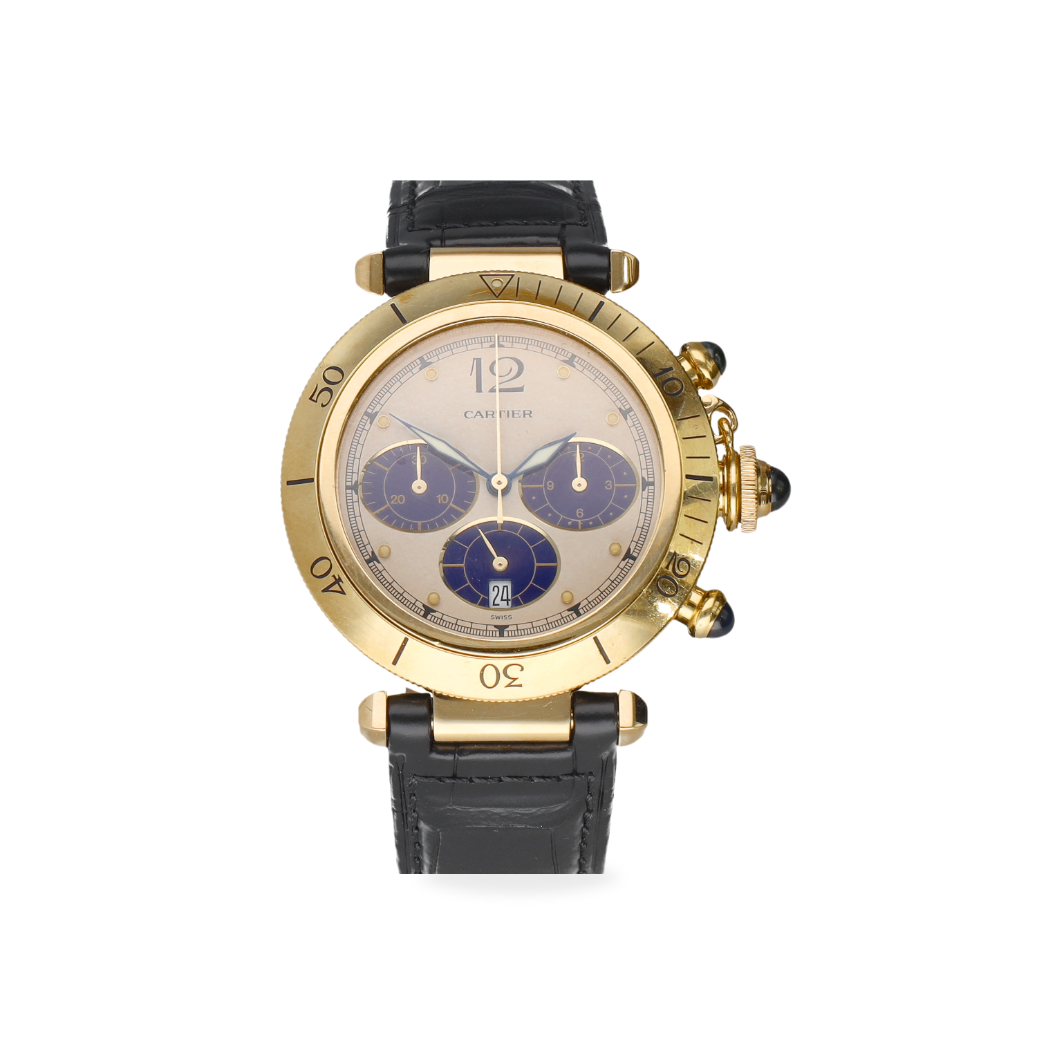GASSAN pre-owned Pasha de Cartier 0960 1 - GASSAN