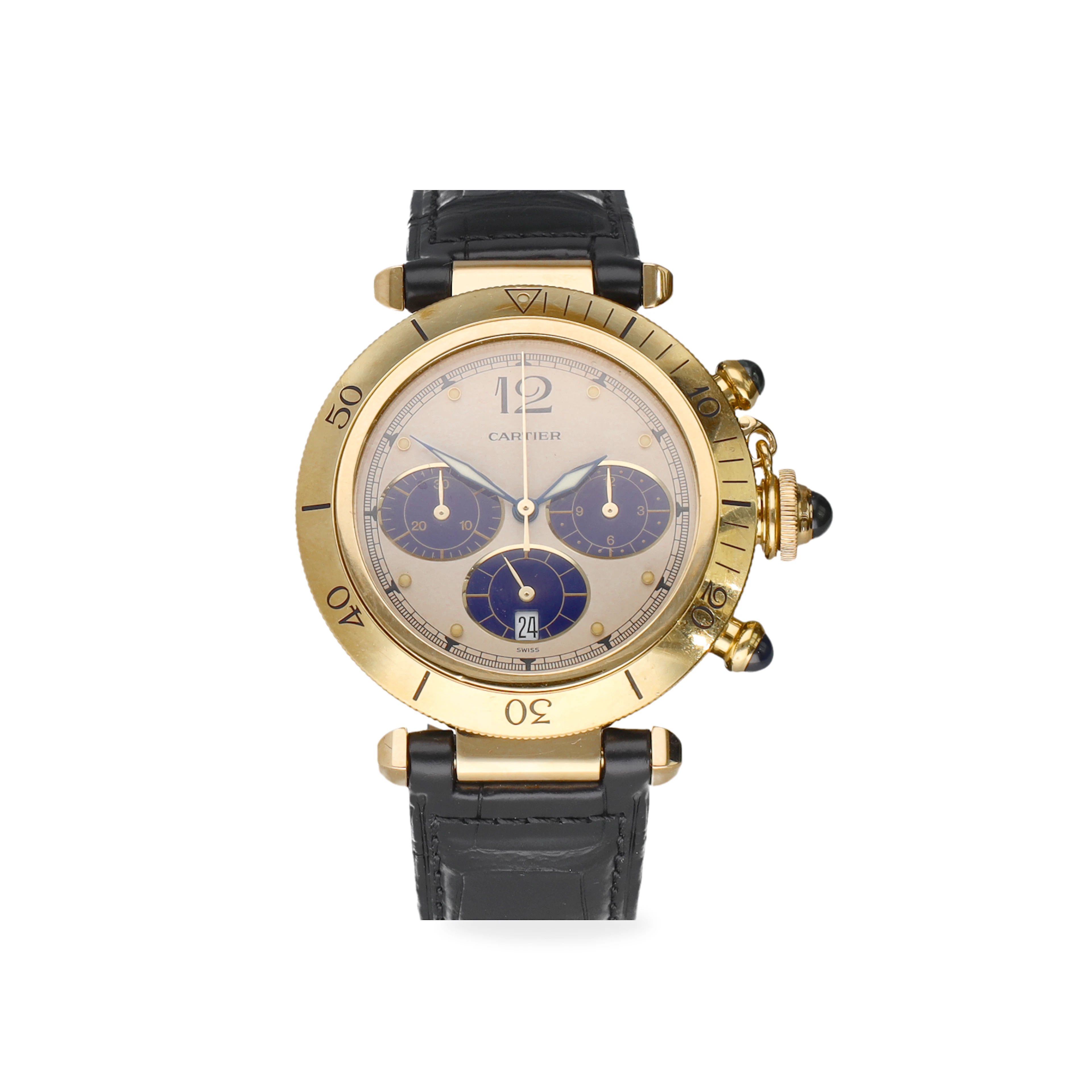 Pre-owned watches Pasha de Cartier 0960 1
