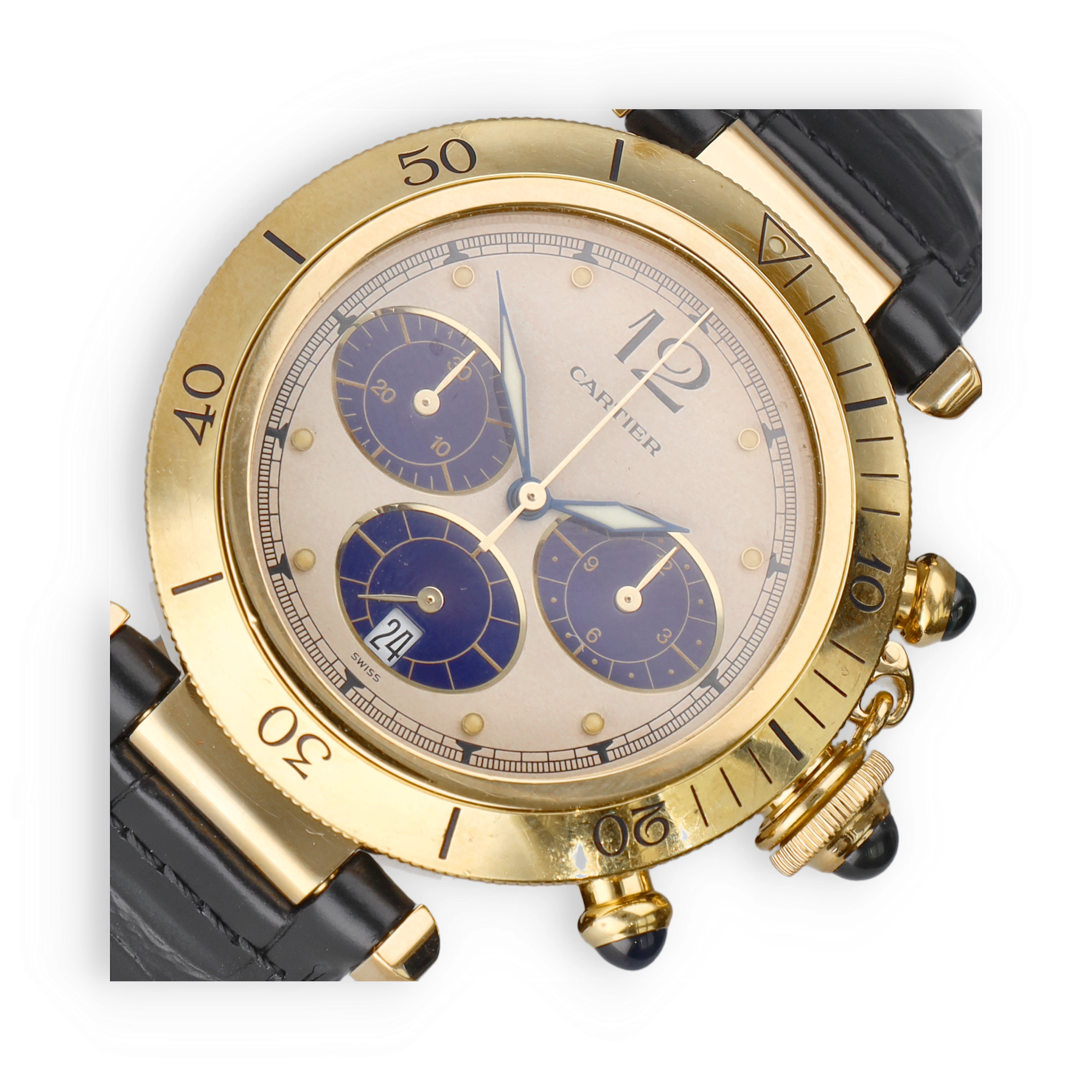 Pre-owned watches Pasha de Cartier 0960 1