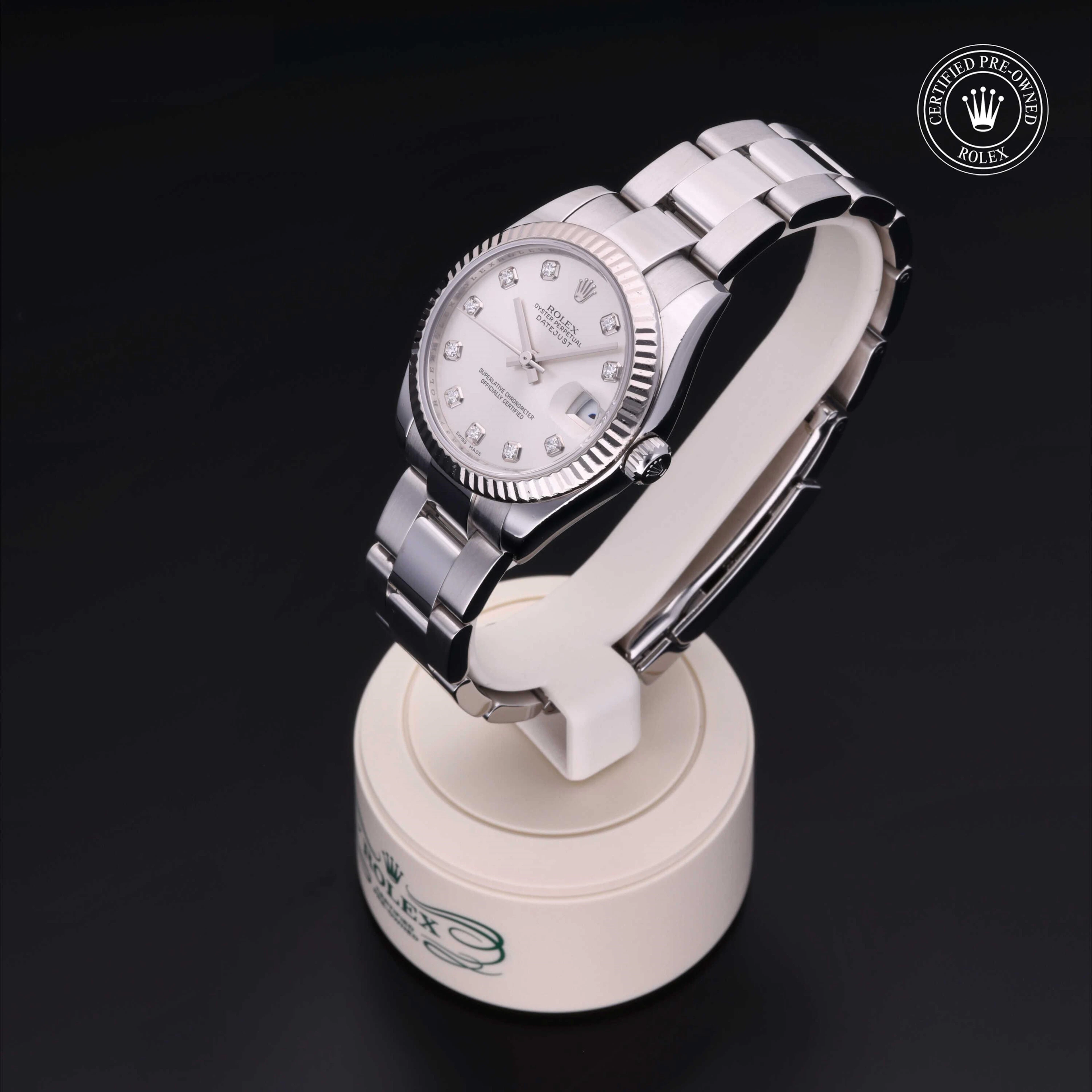 Rolex Certified Pre-Owned Datejust Datejust, 2007, Rolesor 18 Carat White, 31 mm - image 3 of 5