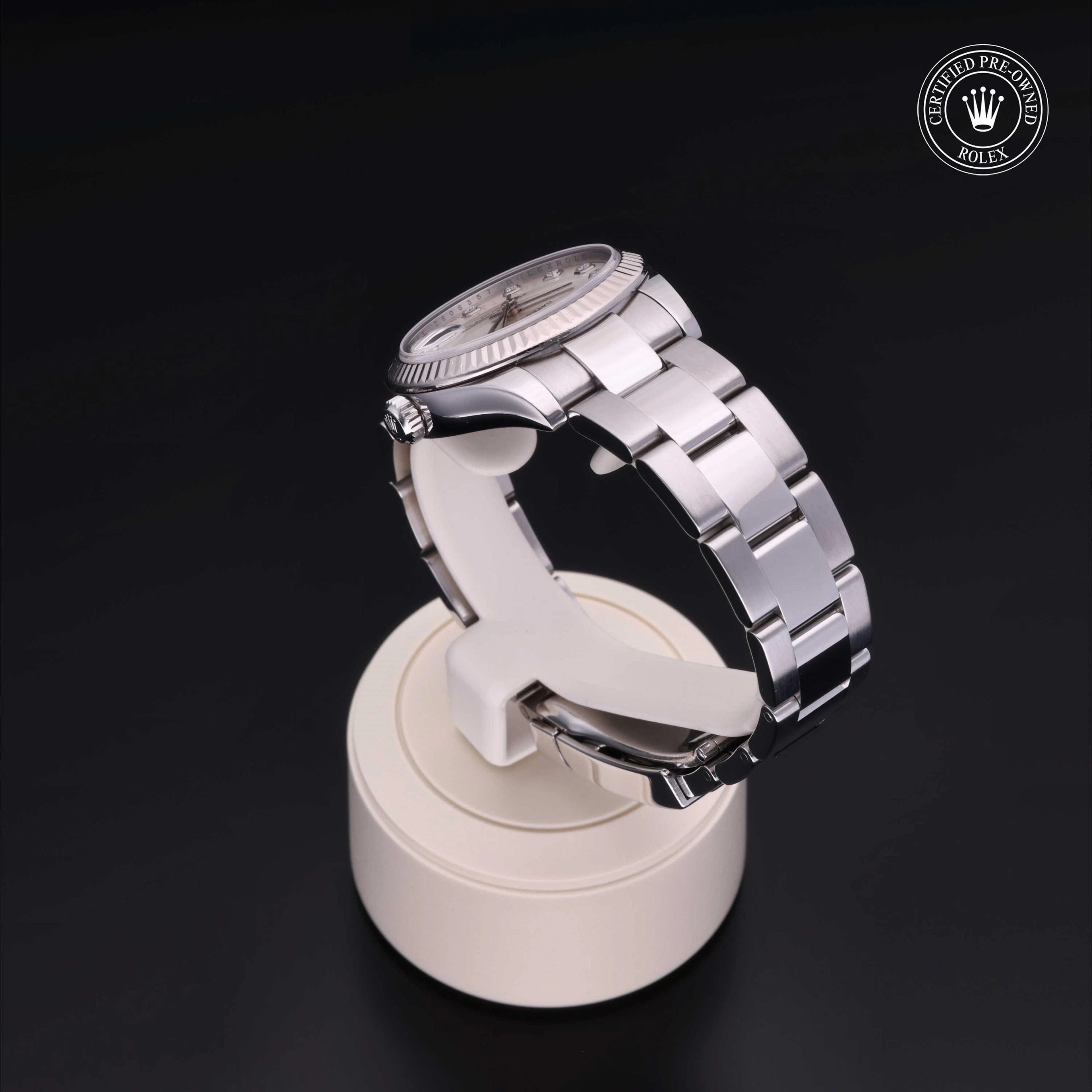 Rolex Certified Pre-Owned Datejust Datejust, 2007, Rolesor 18 Carat White, 31 mm - image 4 of 5