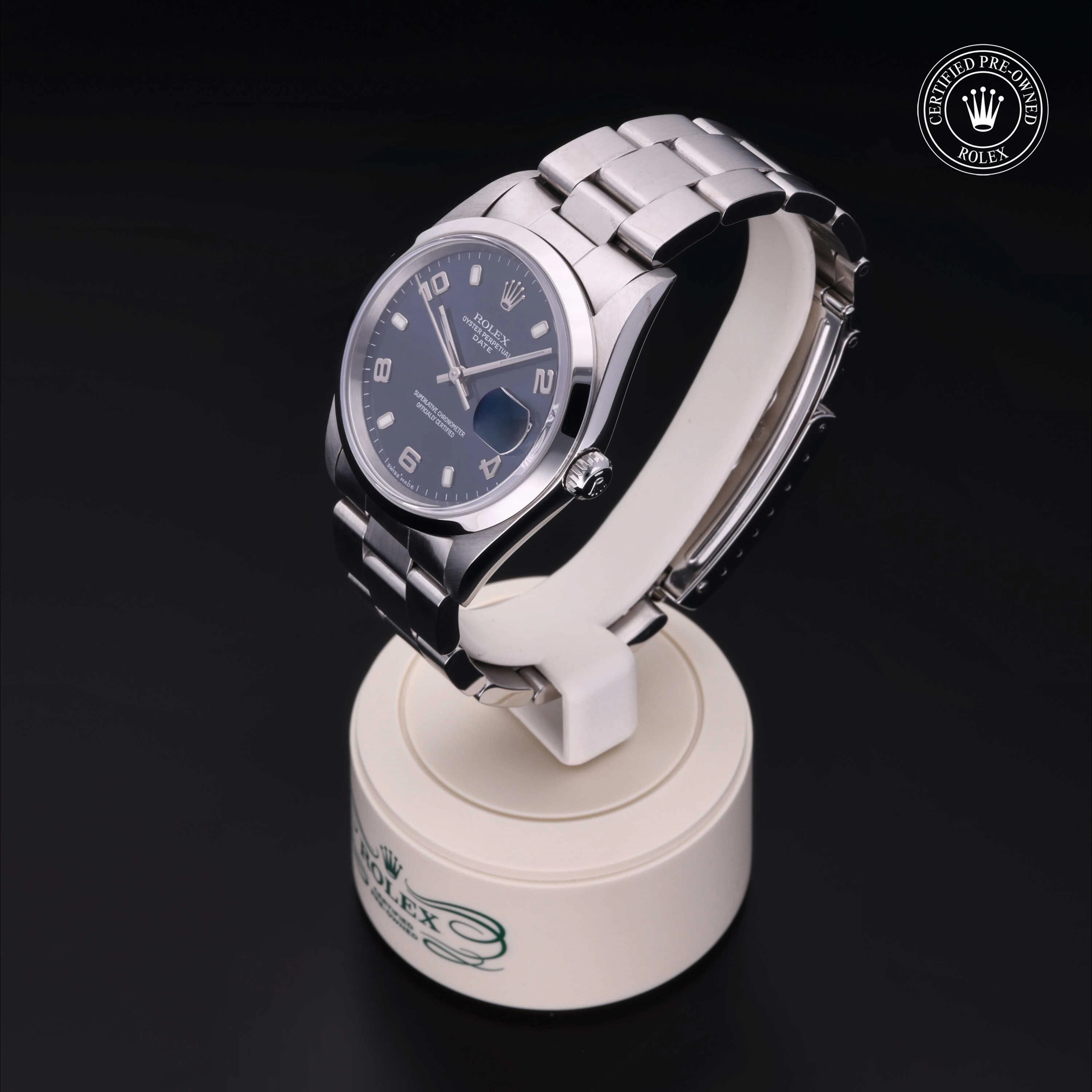 Rolex Certified Pre-Owned Oyster Perpetual Date Date, Unknown, Steel, 34 mm - image 3 of 5