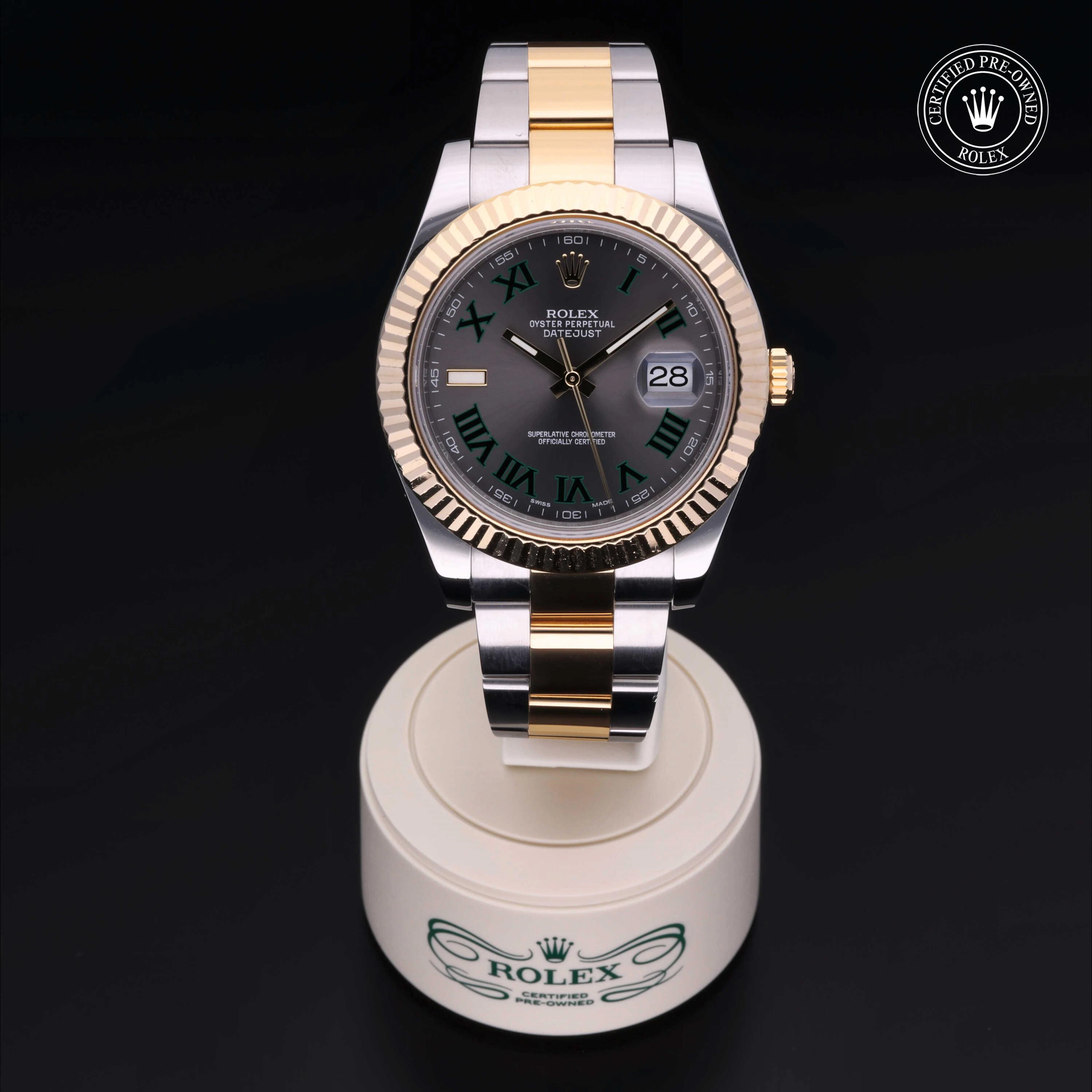 Rolex Certified Pre-Owned Datejust Datejust, Unknown, Rolesor 18 Carat Yellow, 41 mm - image 2 of 5