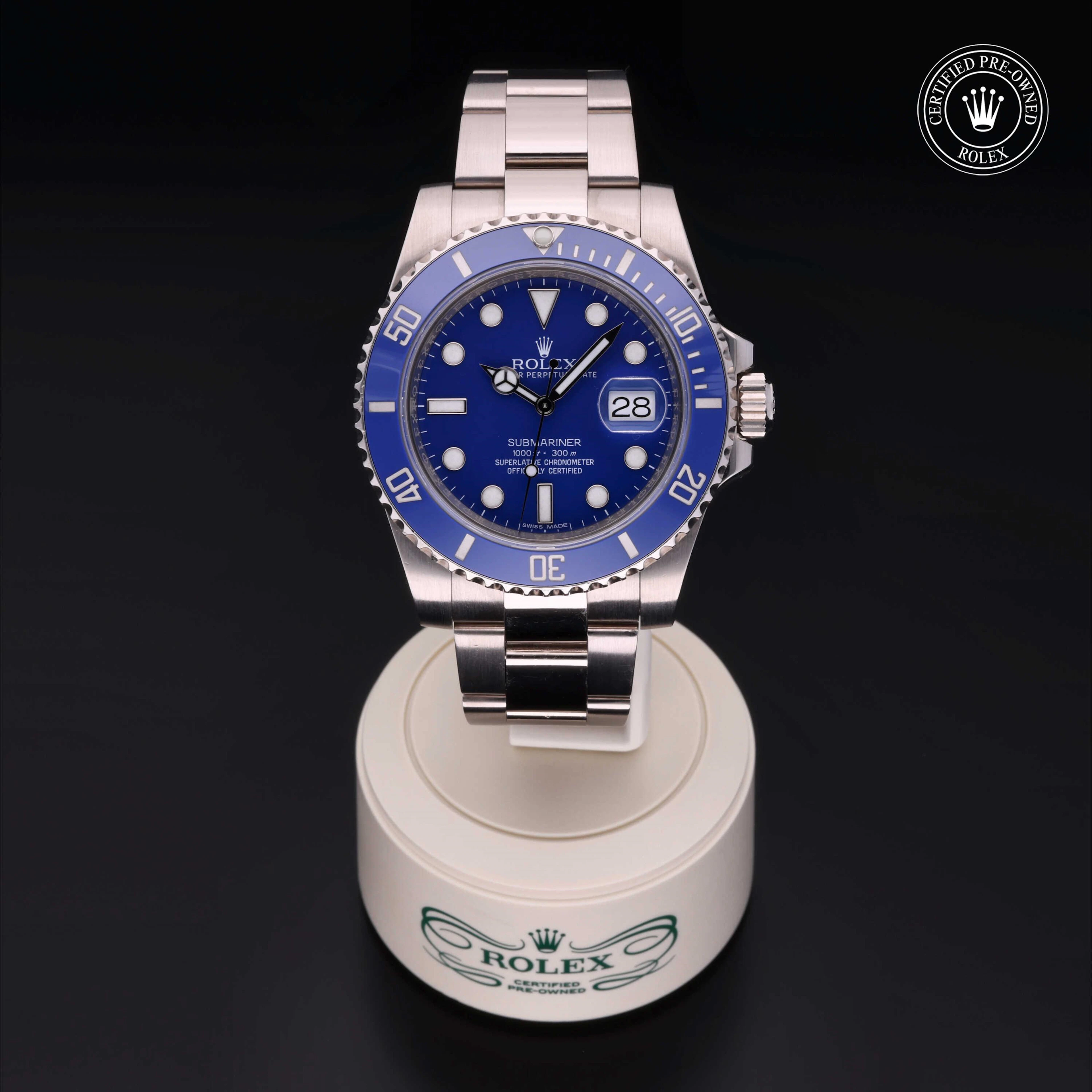 Rolex Certified Pre-Owned Submariner Submariner Date, Unknown, Gold 18 Carat White, 40 mm - image 2 of 5